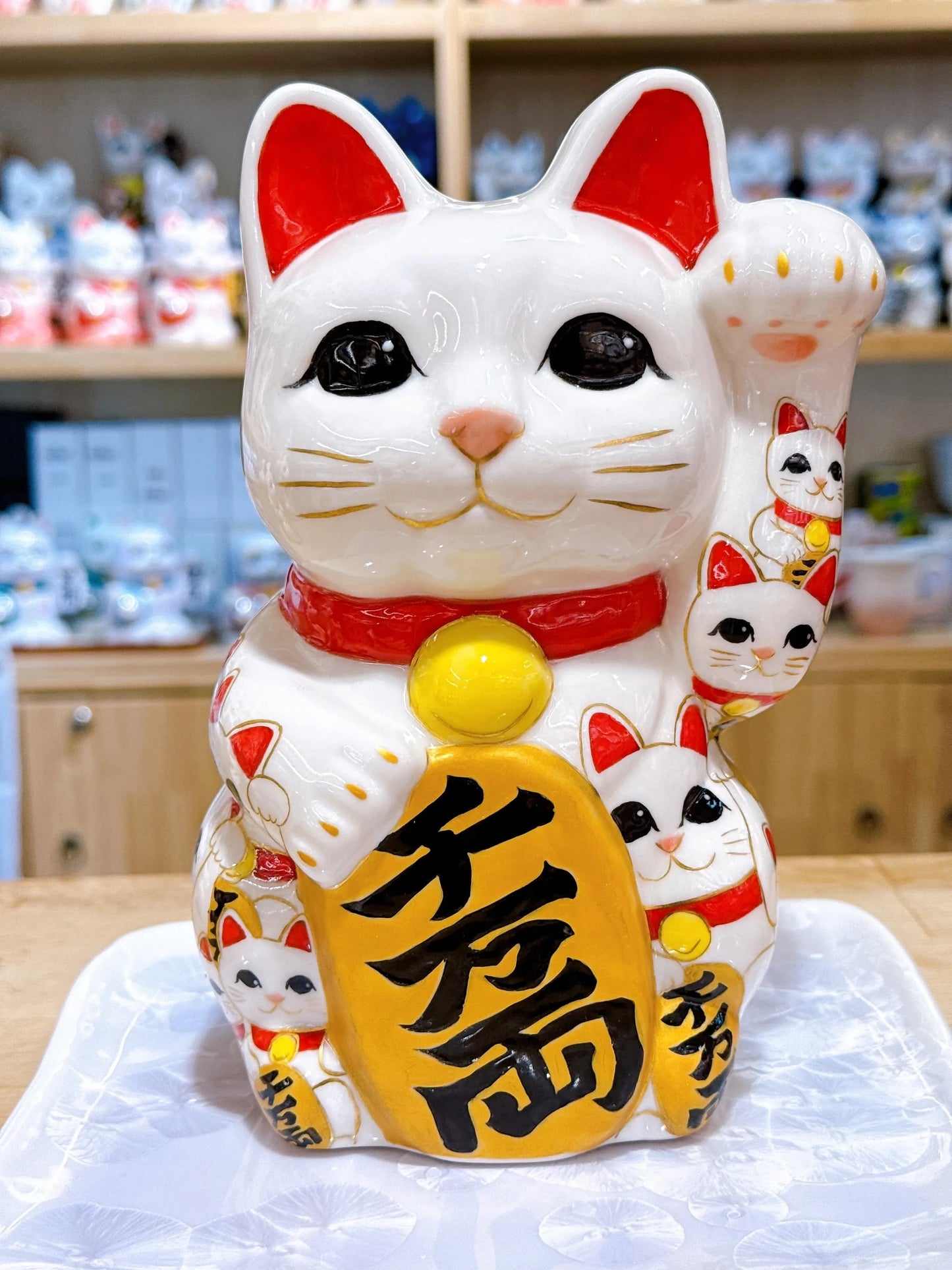 日本清水燒招財貓 豪德寺 貓陣 特大