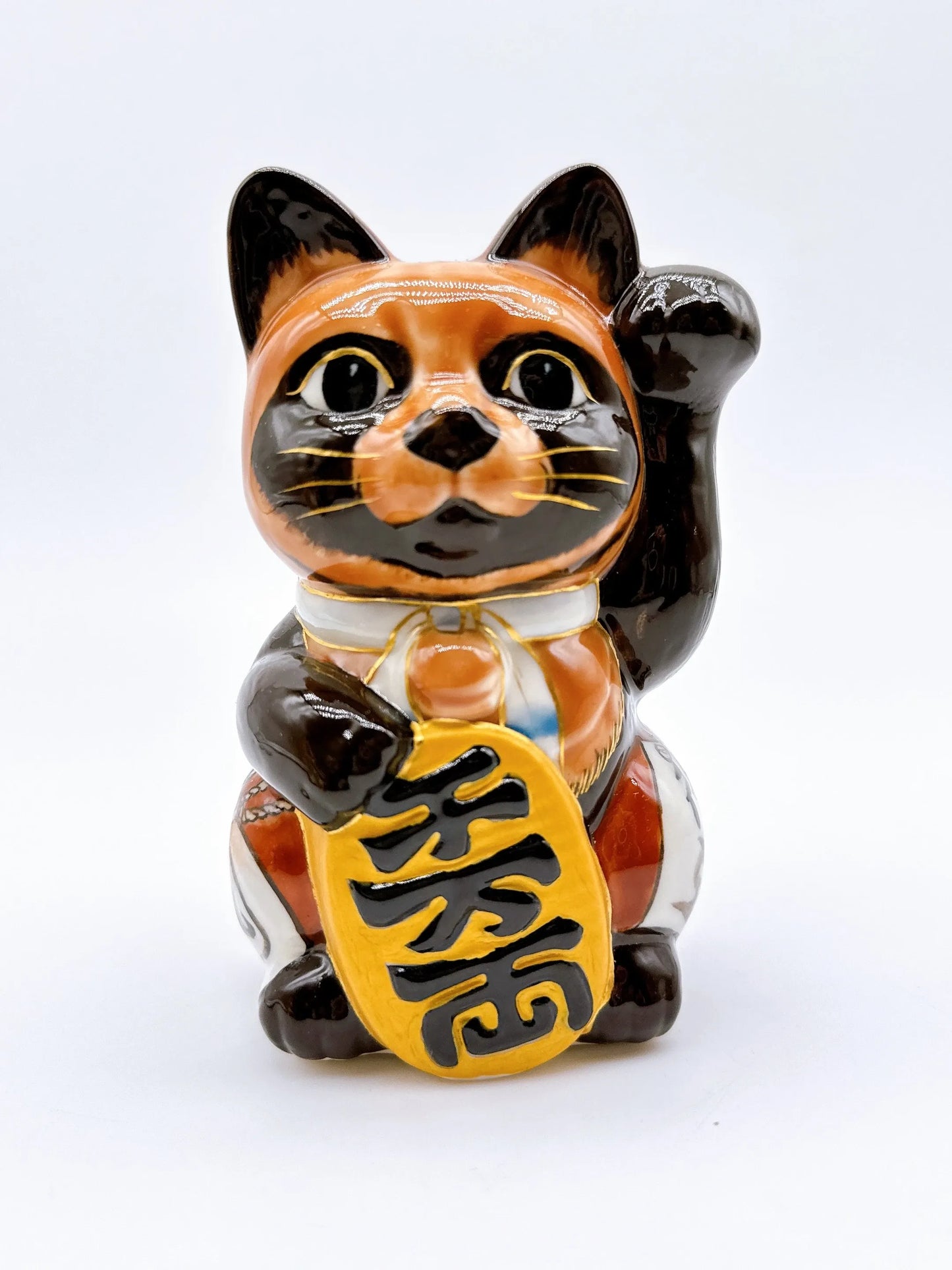 日本清水烧招财猫 狸猫