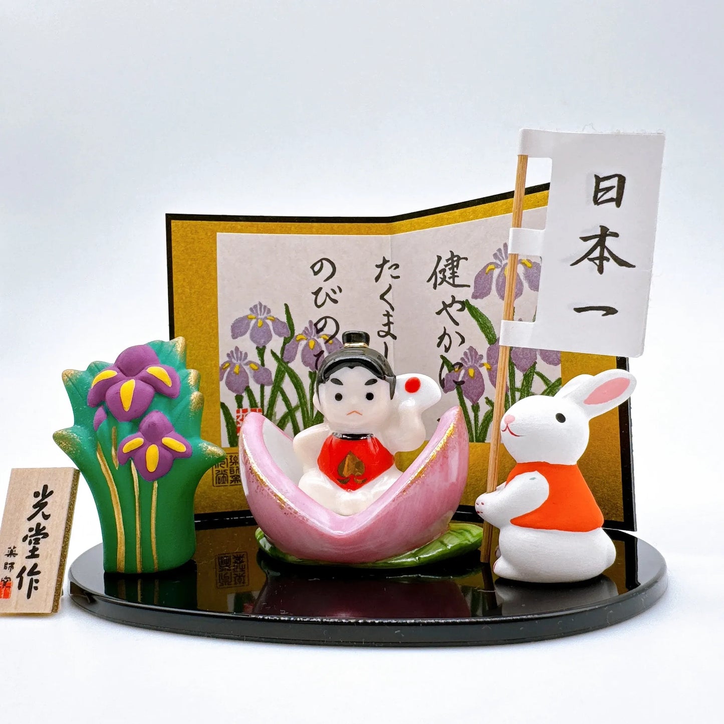 日本彩繪福氣桃太郎 套裝