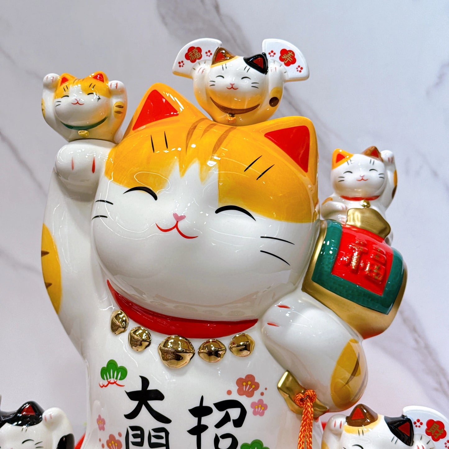 日本彩繪開運招福招財貓 9號