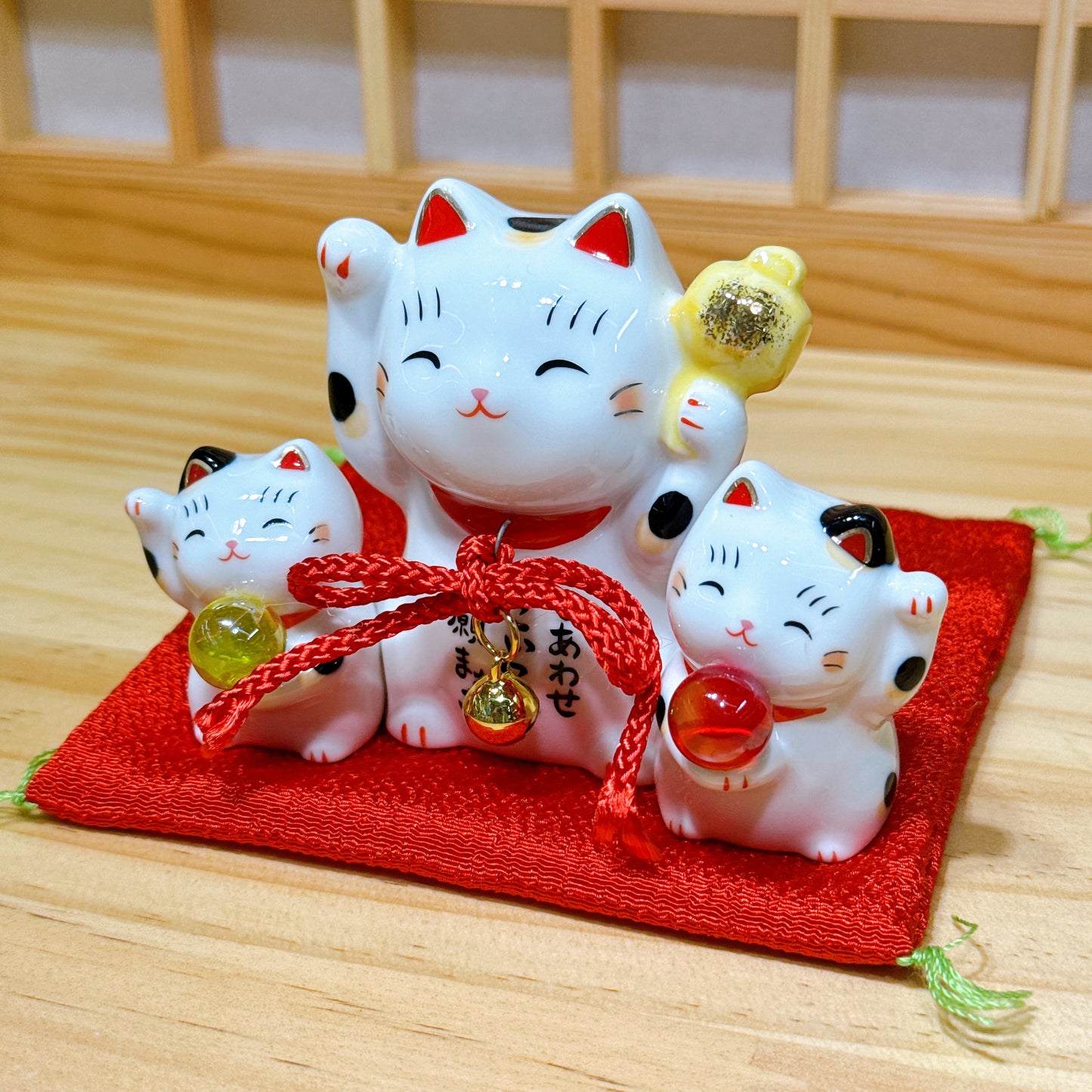 日本彩繪願滿成就招財貓