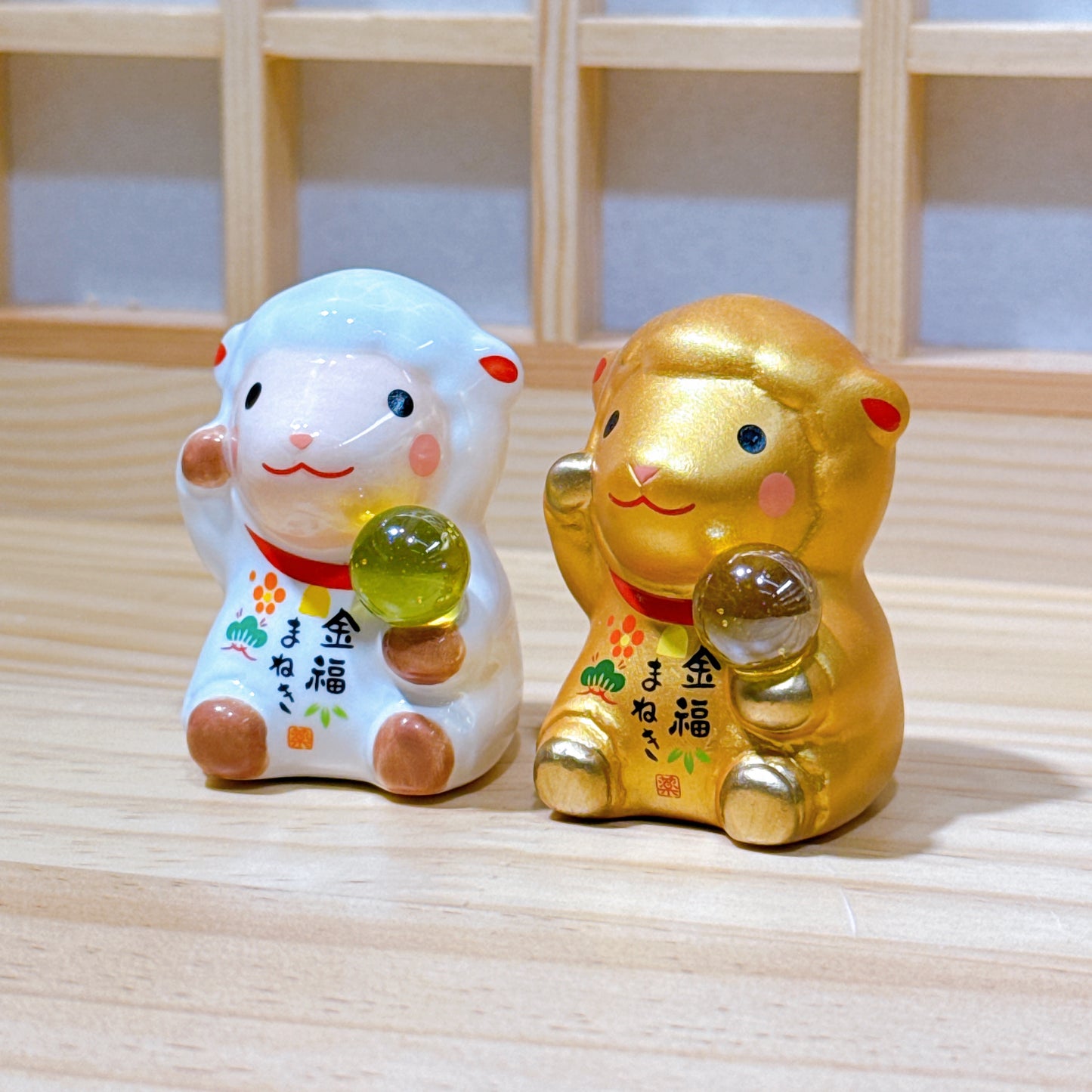 日本染錦招福羊年 親子