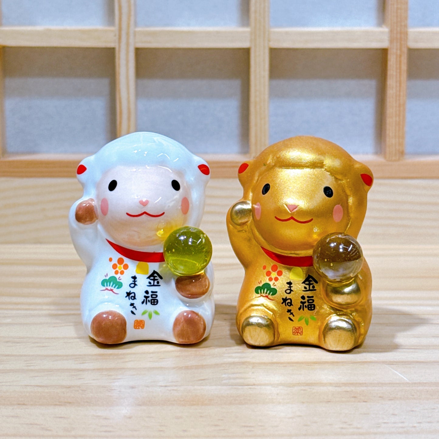 日本染錦招福羊年 親子