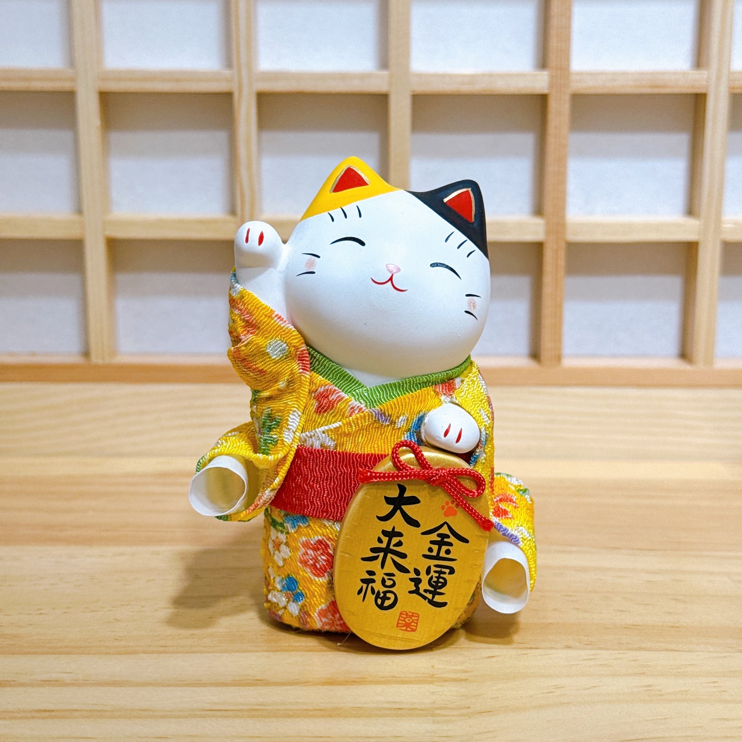 Japanese Brocade Kimono Lucky Cat Series (Small Size)