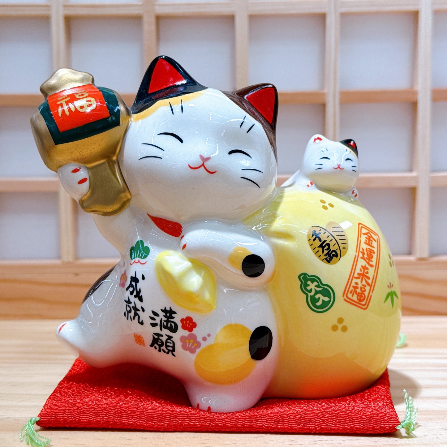 日本滿願成就招財貓