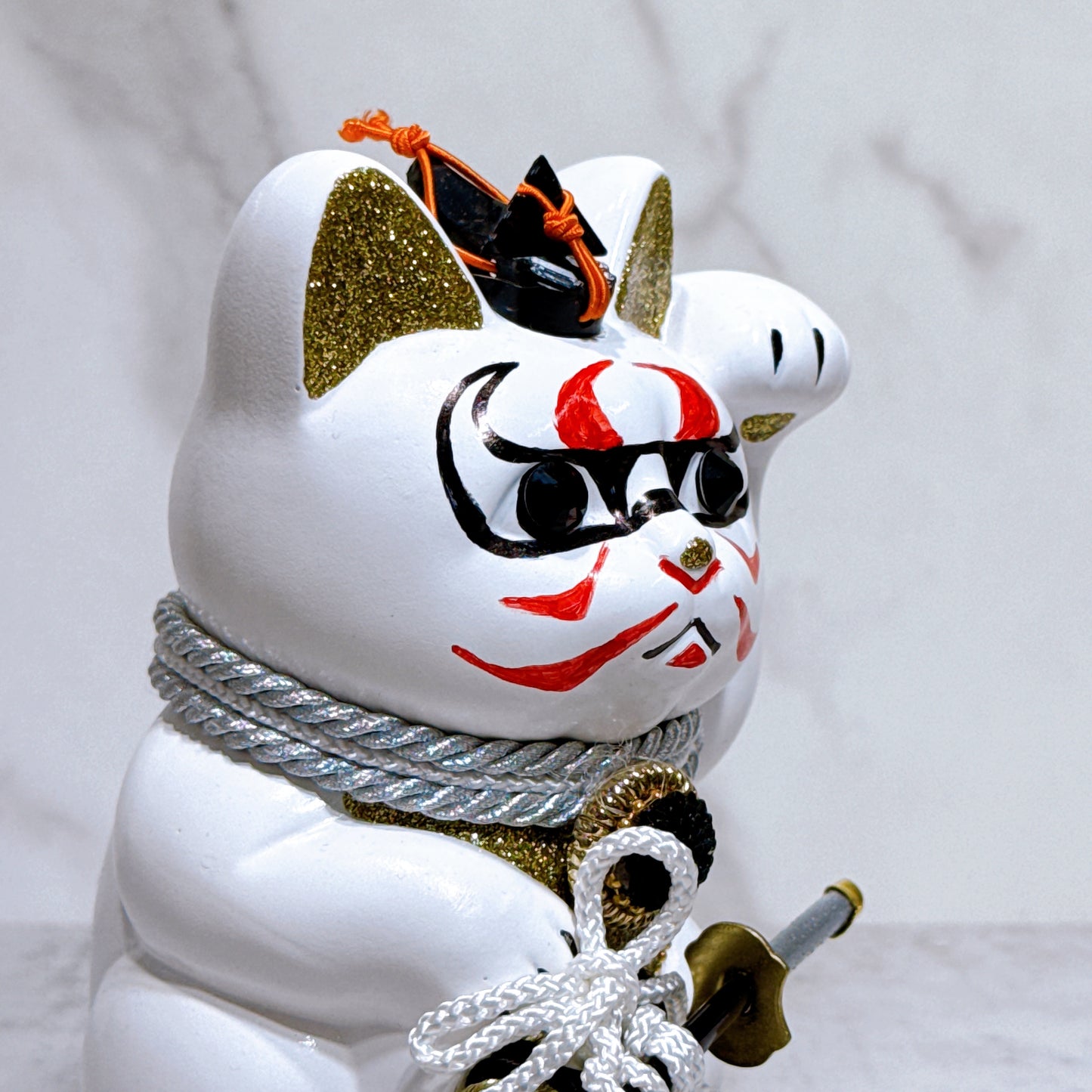 日本花見招財貓 歌舞妓 劍 5號