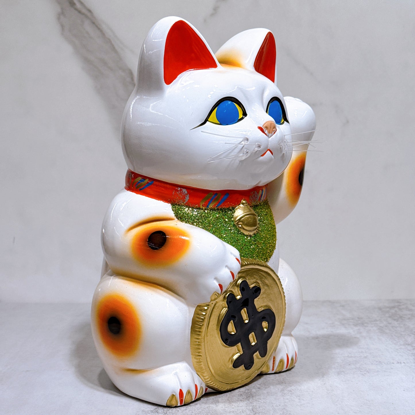 日本常滑小判招財貓 8號 美元