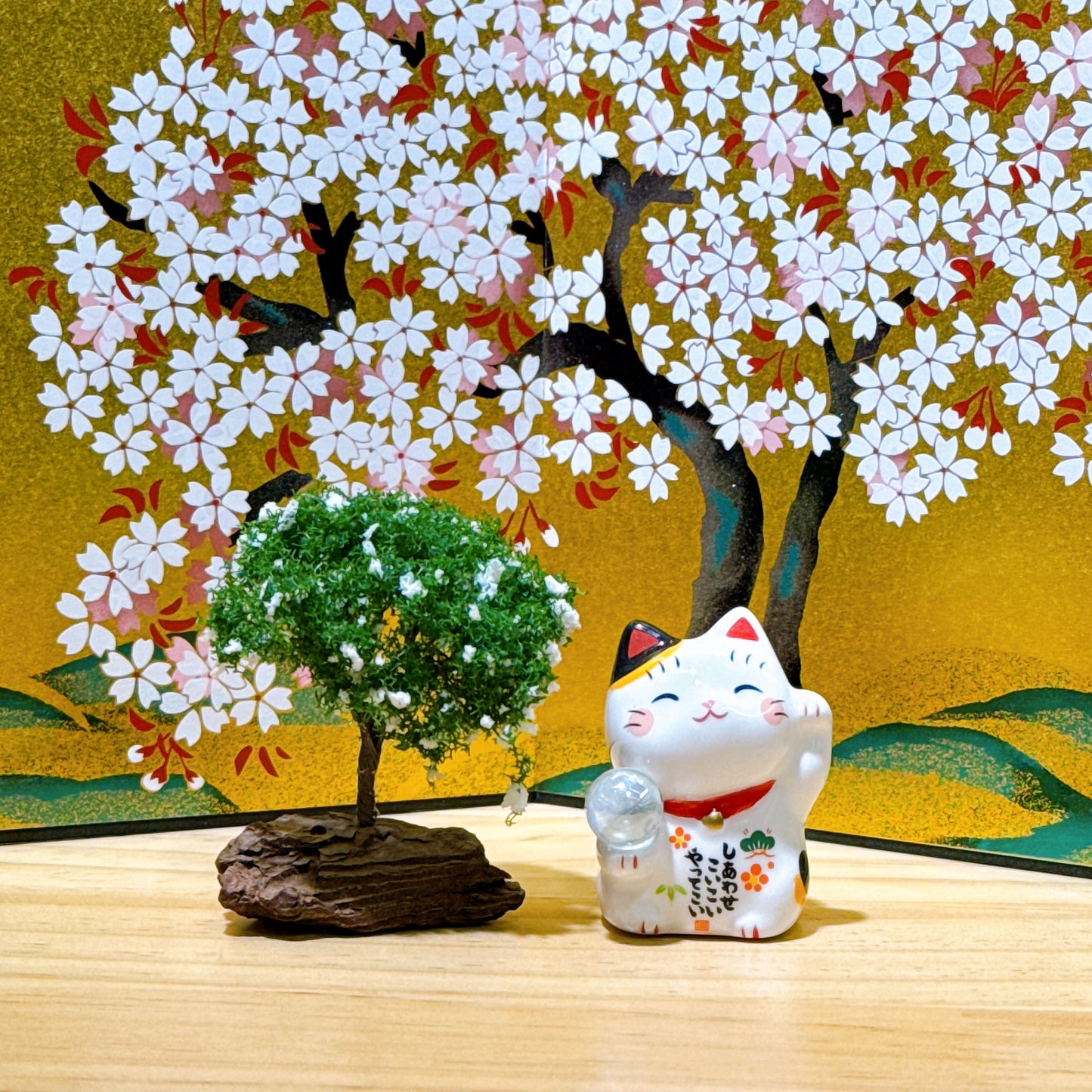 日本招福金運（玉）招財貓