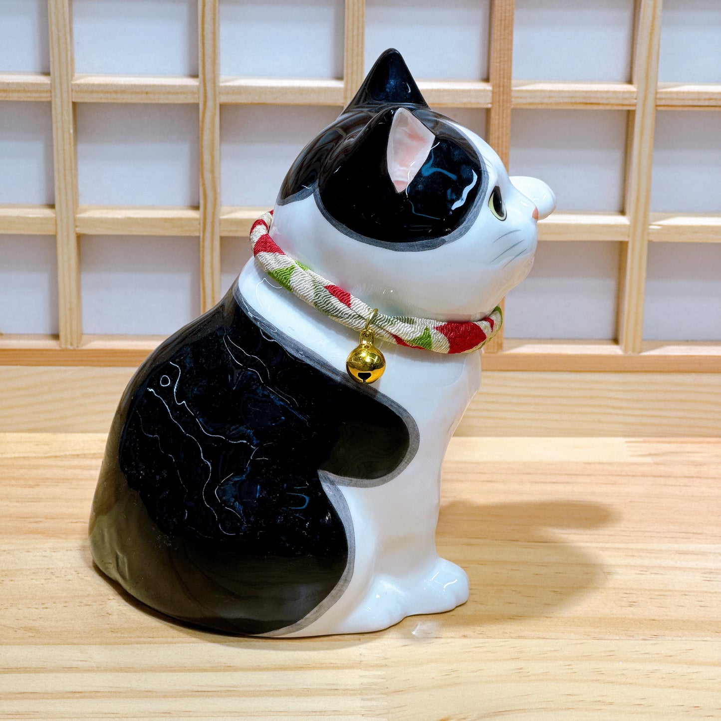 日本招福藥師招財貓 家貓 黑白