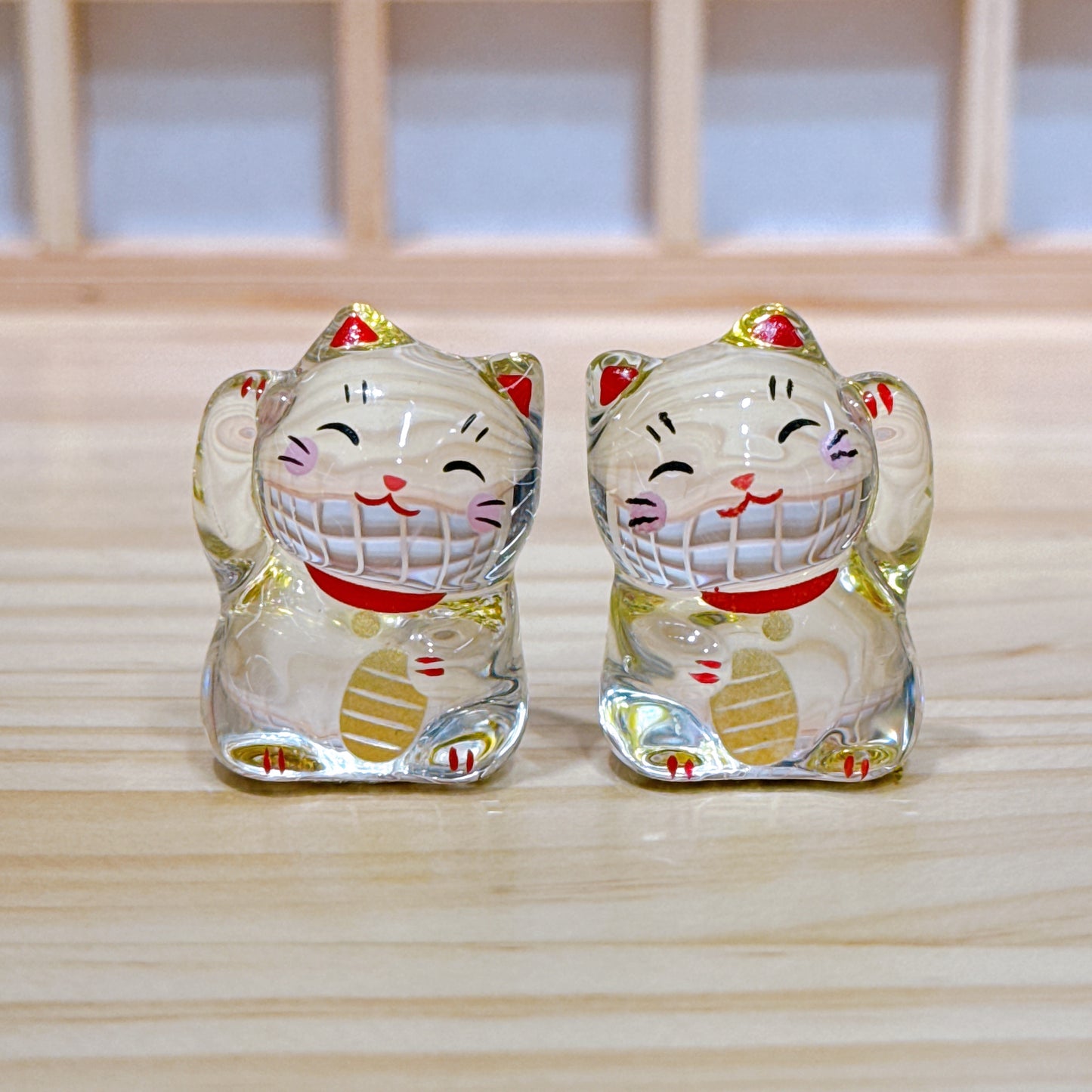 Japanese Fukusho Joyful Cat Frog Tanuki Money Box