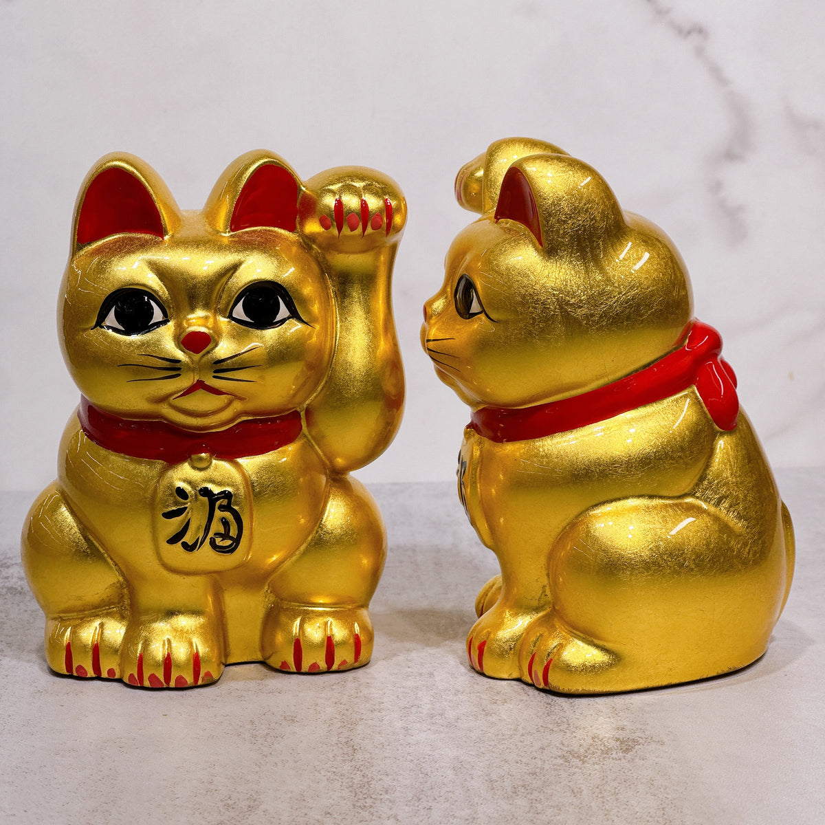 Japanese Lucky Cat Gold Foil #4