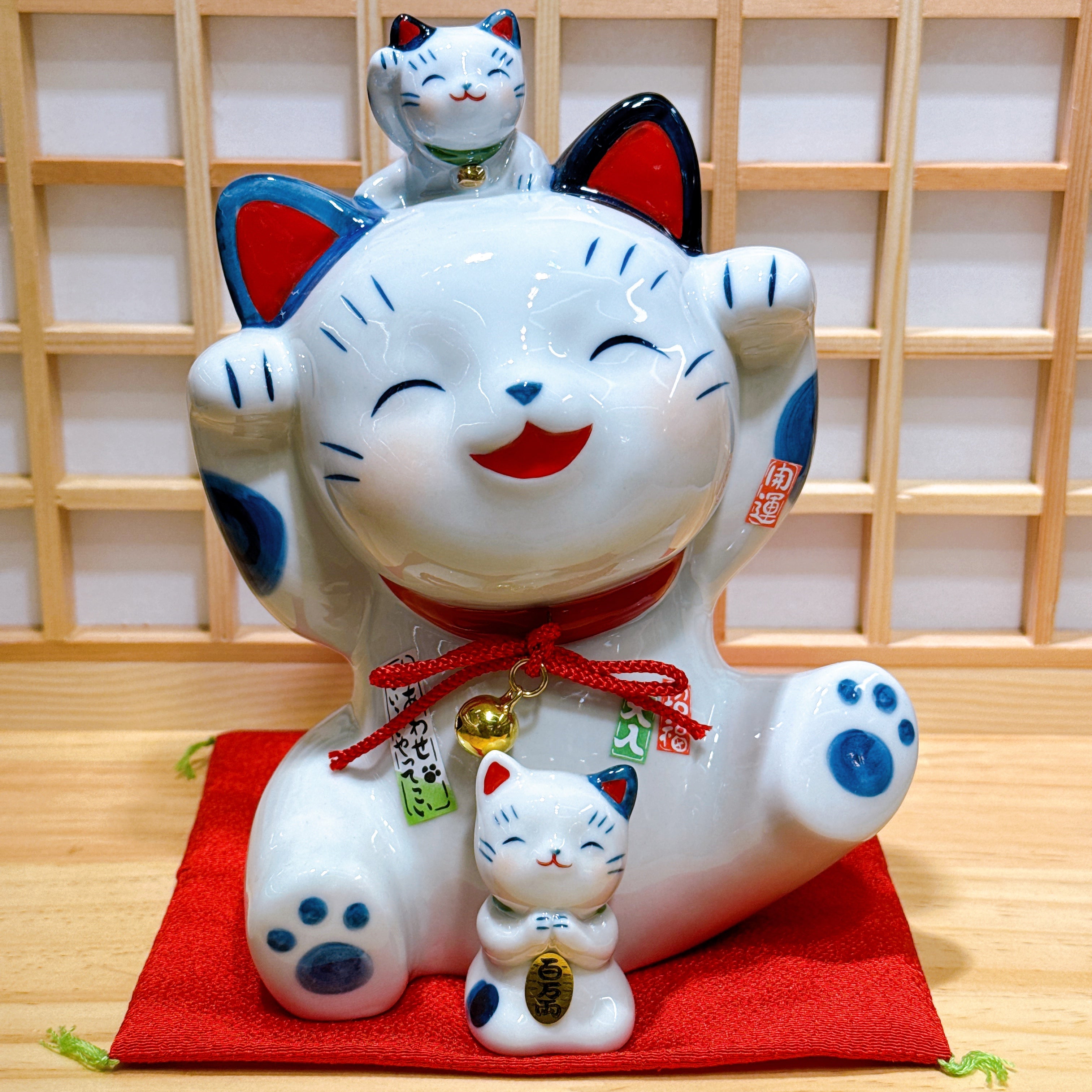 日本染锦福气开运招财猫6.5号– Ourlittlezoneluckycat |日本.招財貓