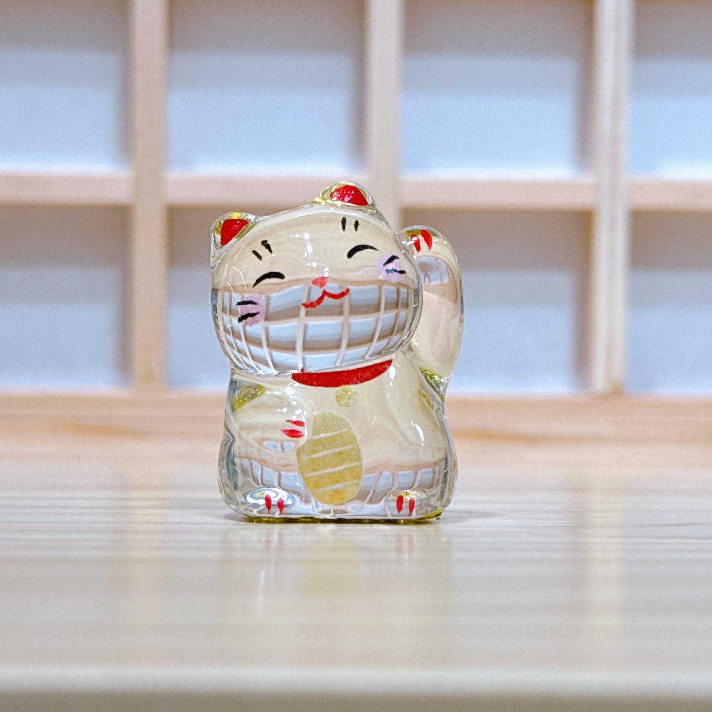 Japanese Fukusho Joyful Cat Frog Tanuki Money Box
