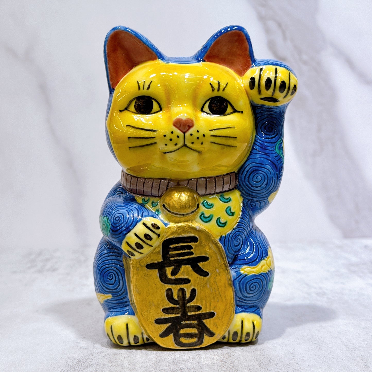 日本清水烧招财猫 加藤云龙