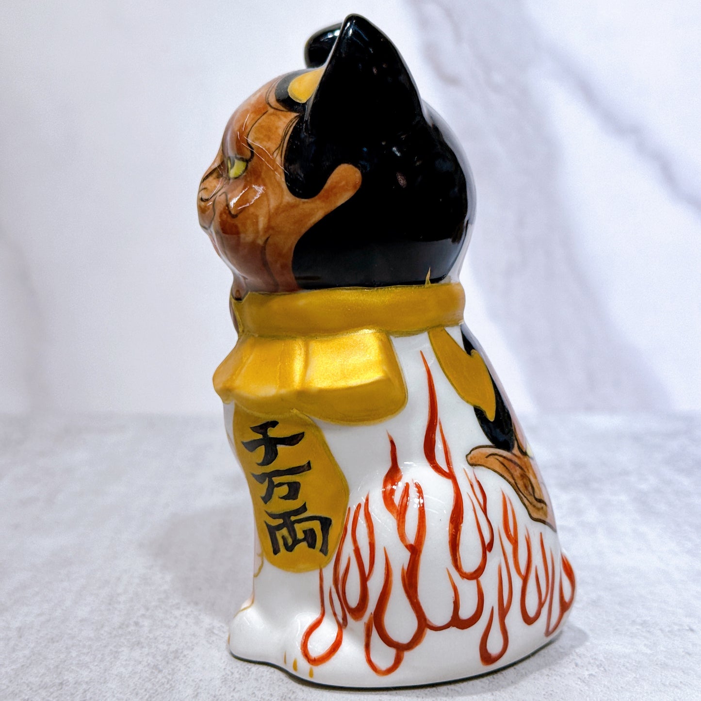 日本清水燒招財貓 仫繪 般若