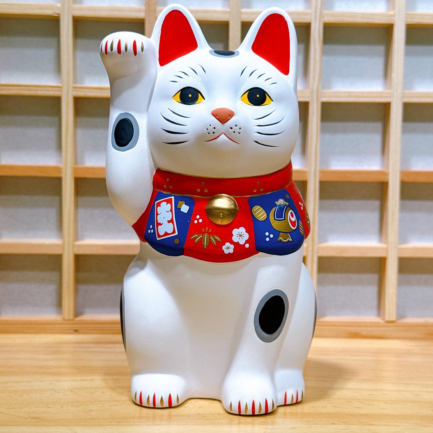 Japanese Fukusho Joyful Cat Frog Tanuki Money Box