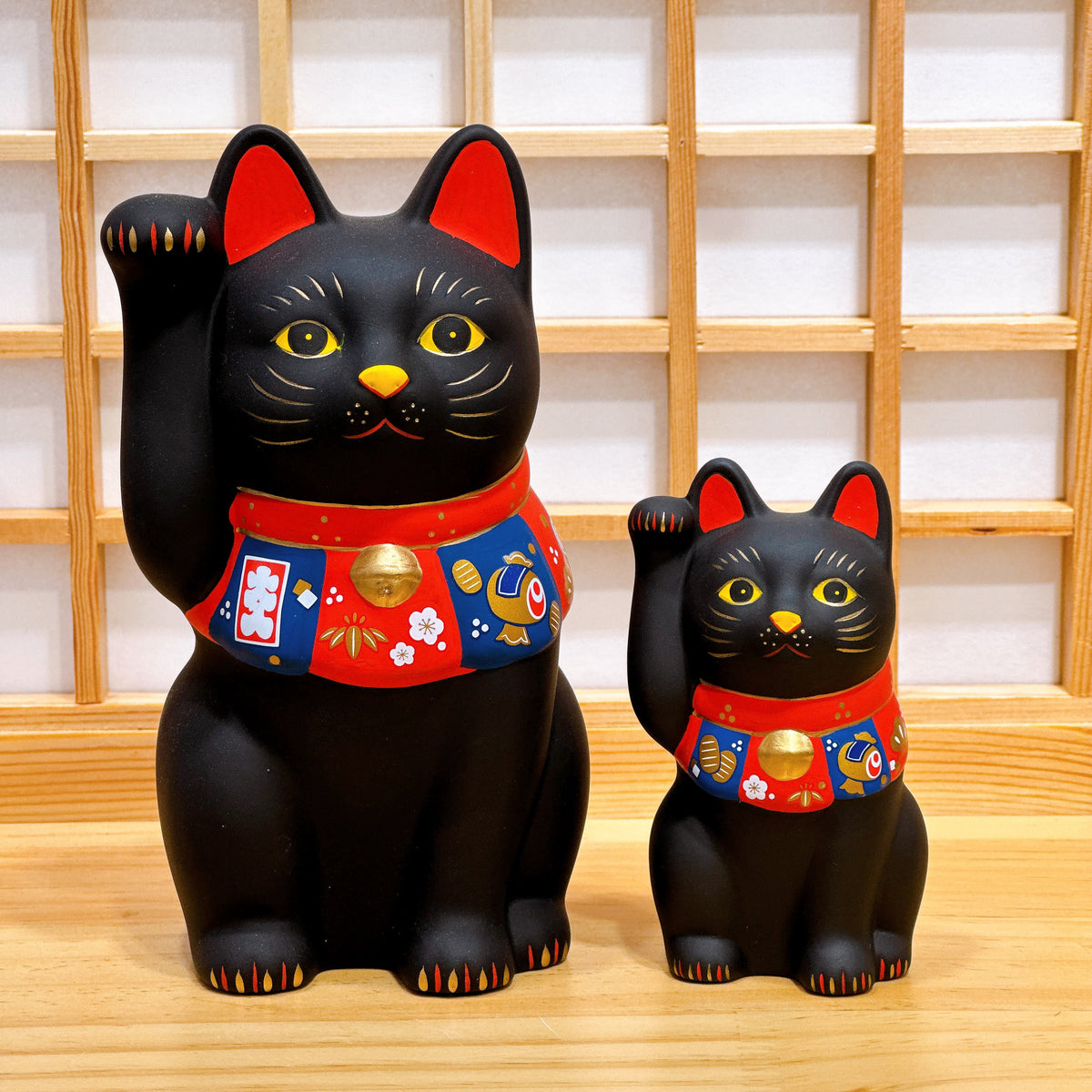 Japanese Fukusho Joyful Cat Frog Tanuki Money Box