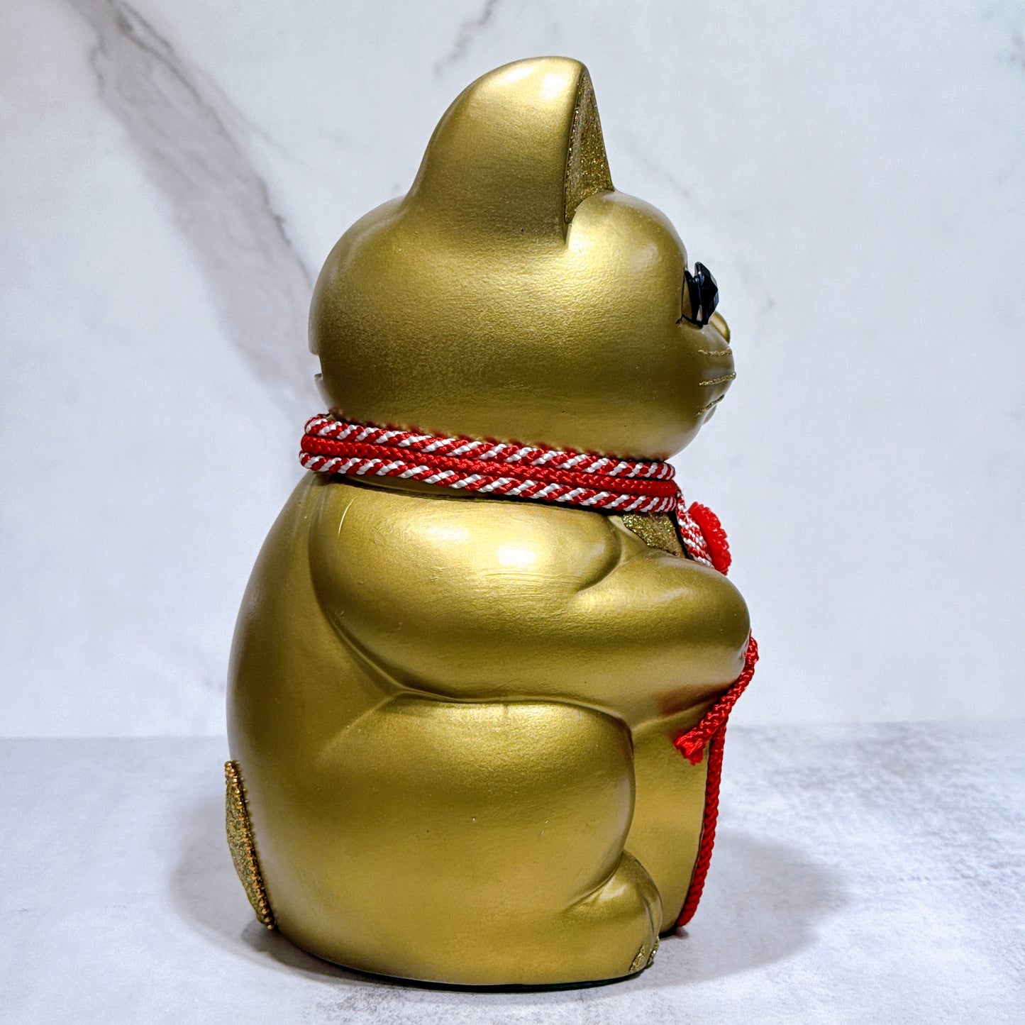 日本花見招財貓 富士 8號 金