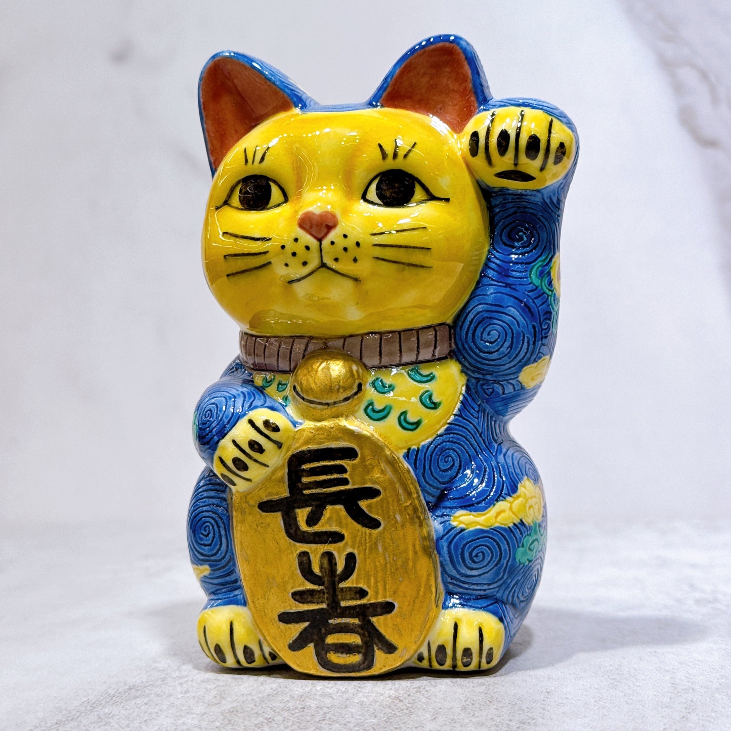 日本清水烧招财猫 加藤云龙