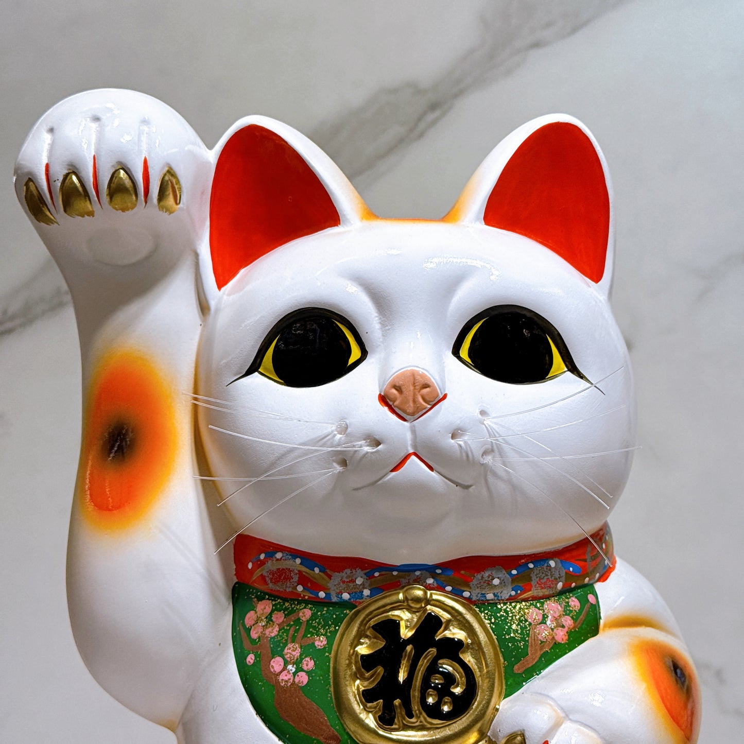 日本常滑小判招財貓 10號 右 長手