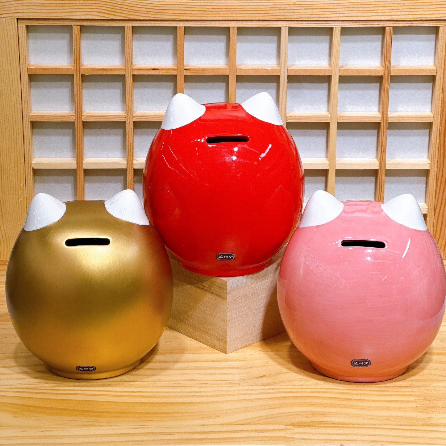 日本彩繪開運貓達摩 大號
