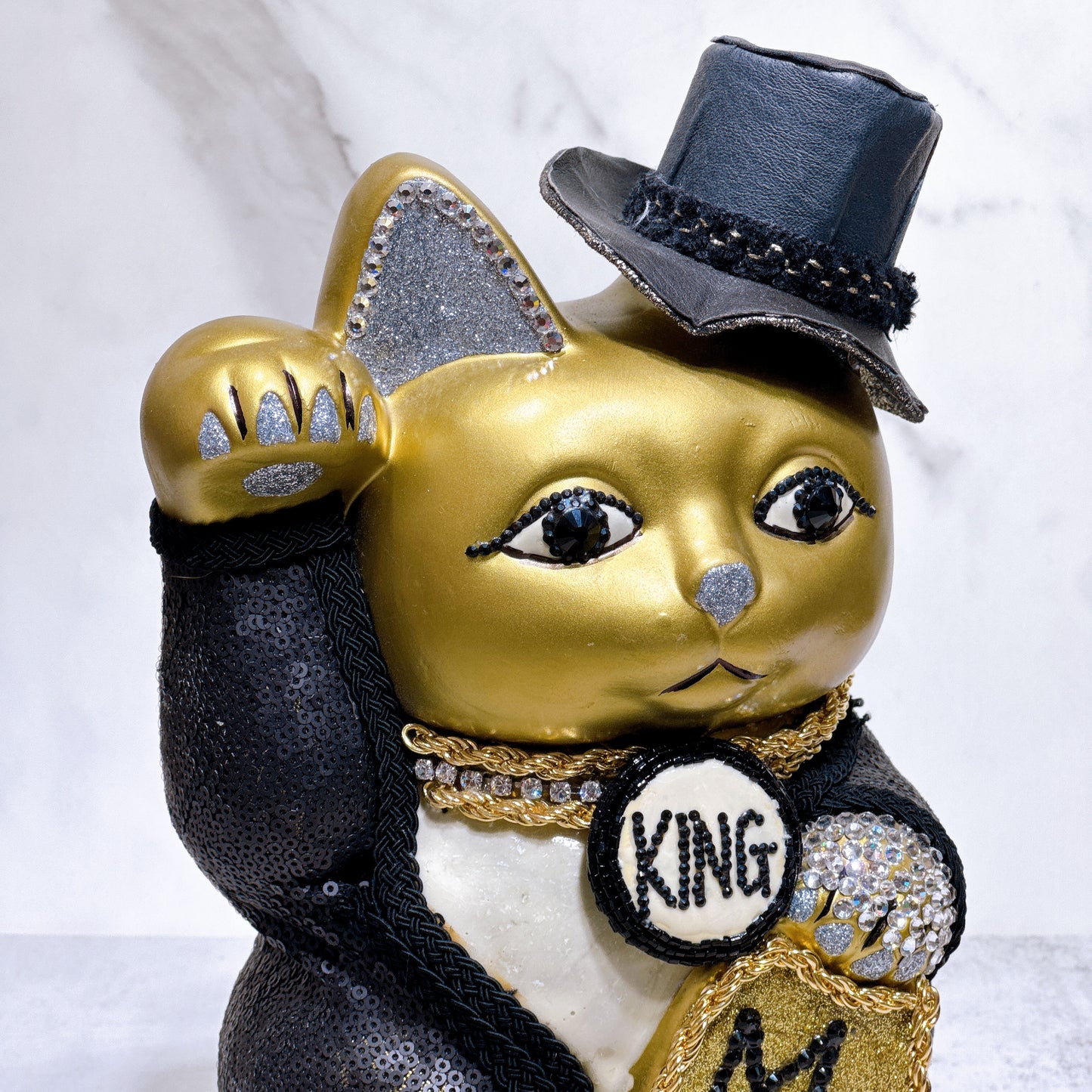 日本花見招財貓 Michael Jackson 8號