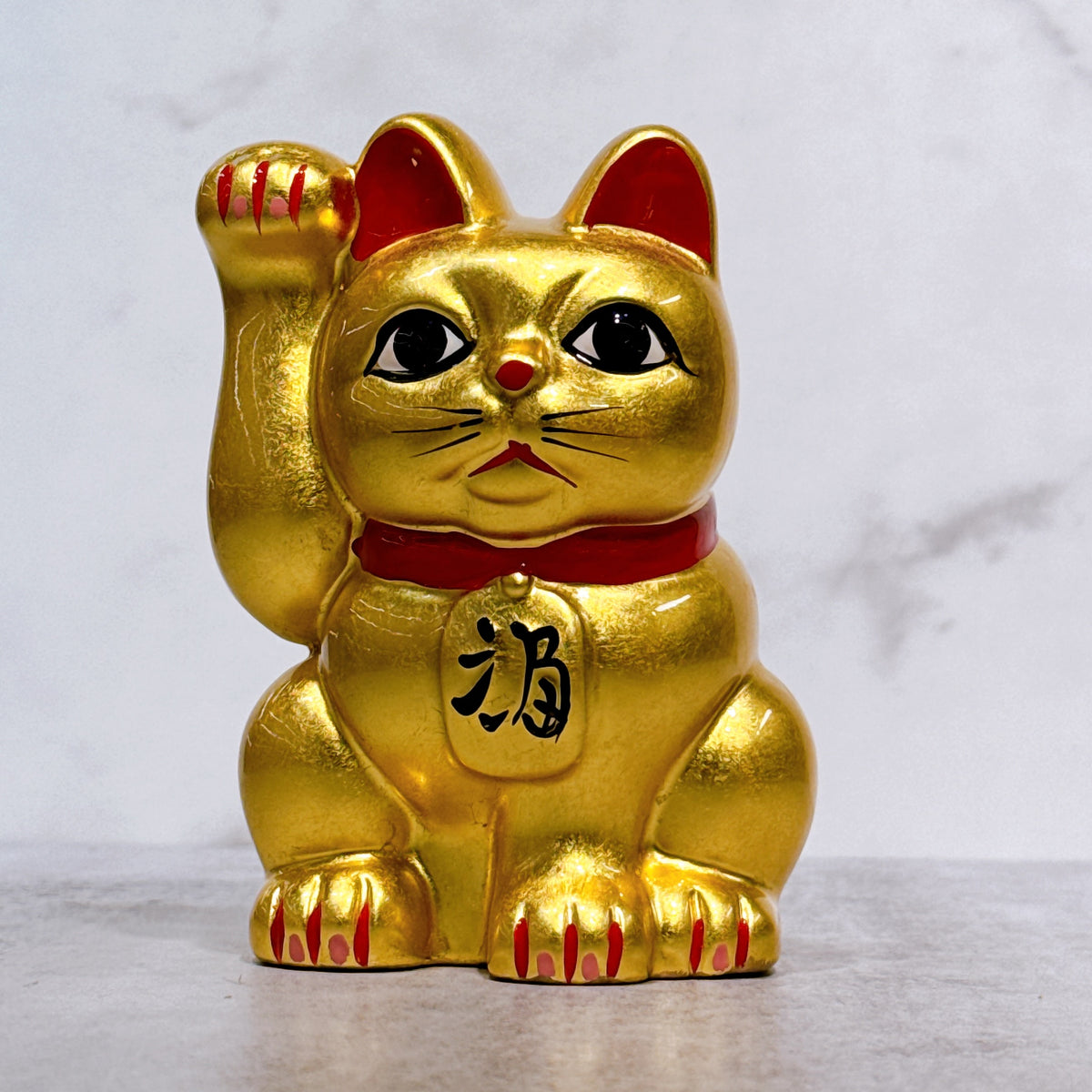Japanese Lucky Cat Gold Foil #4
