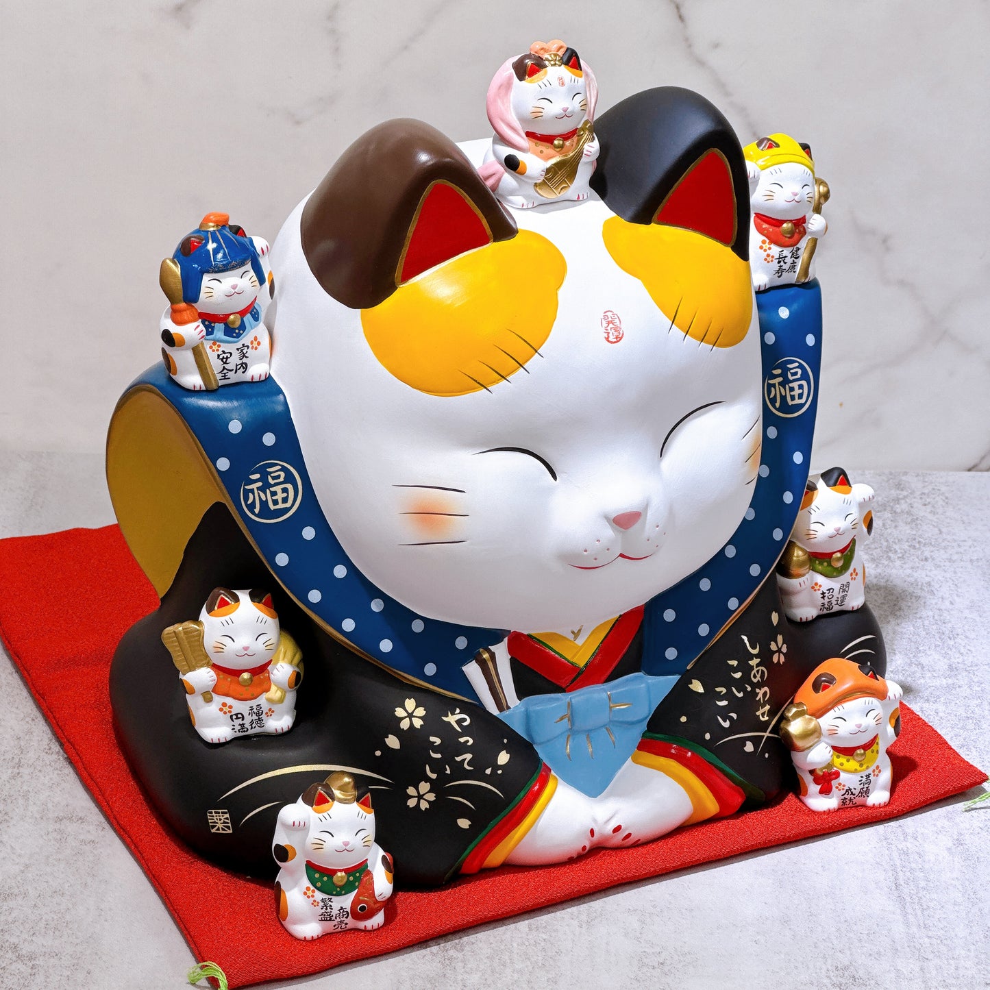 日本七福神褔助招財貓 10号