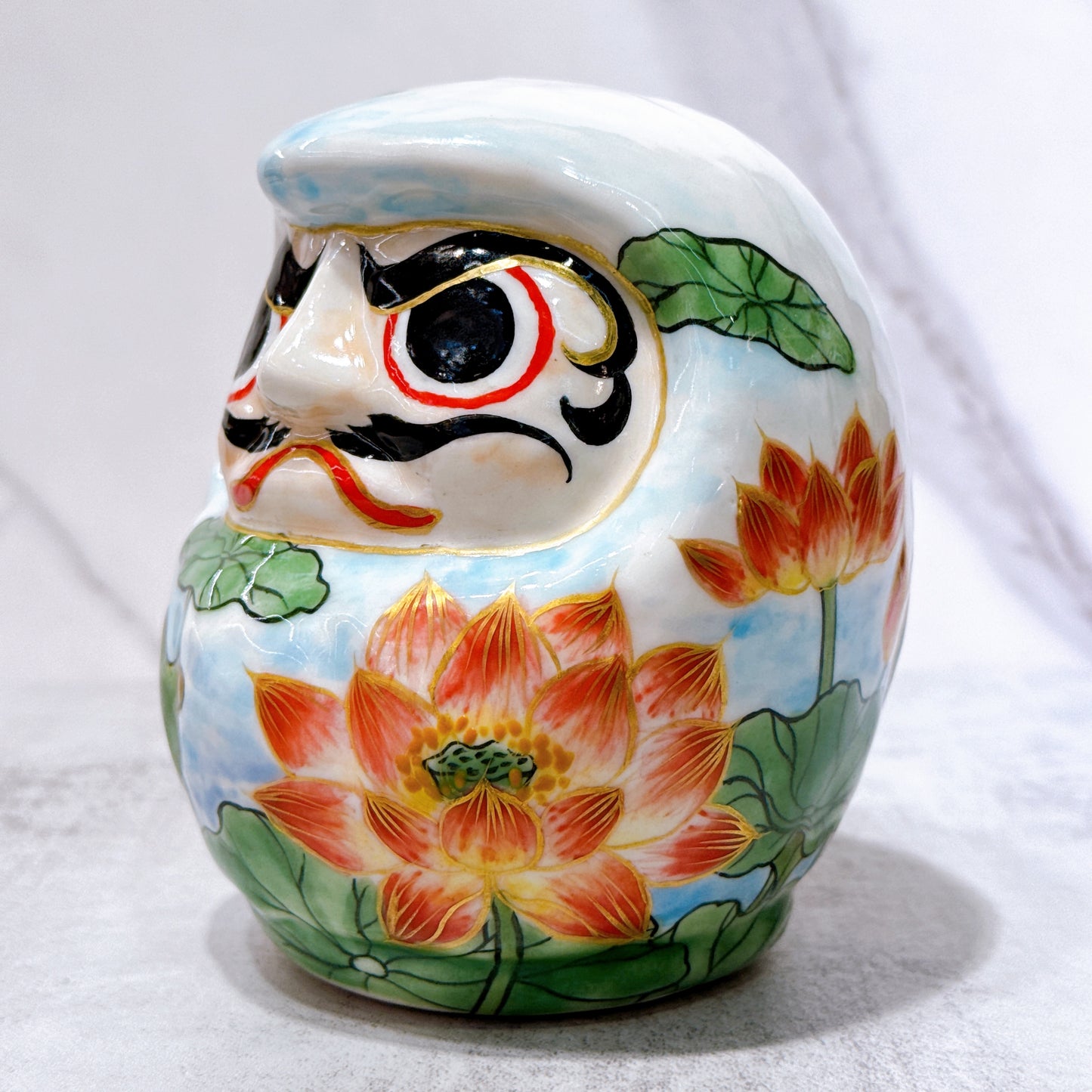 日本清水烧达摩仫绘观音中号