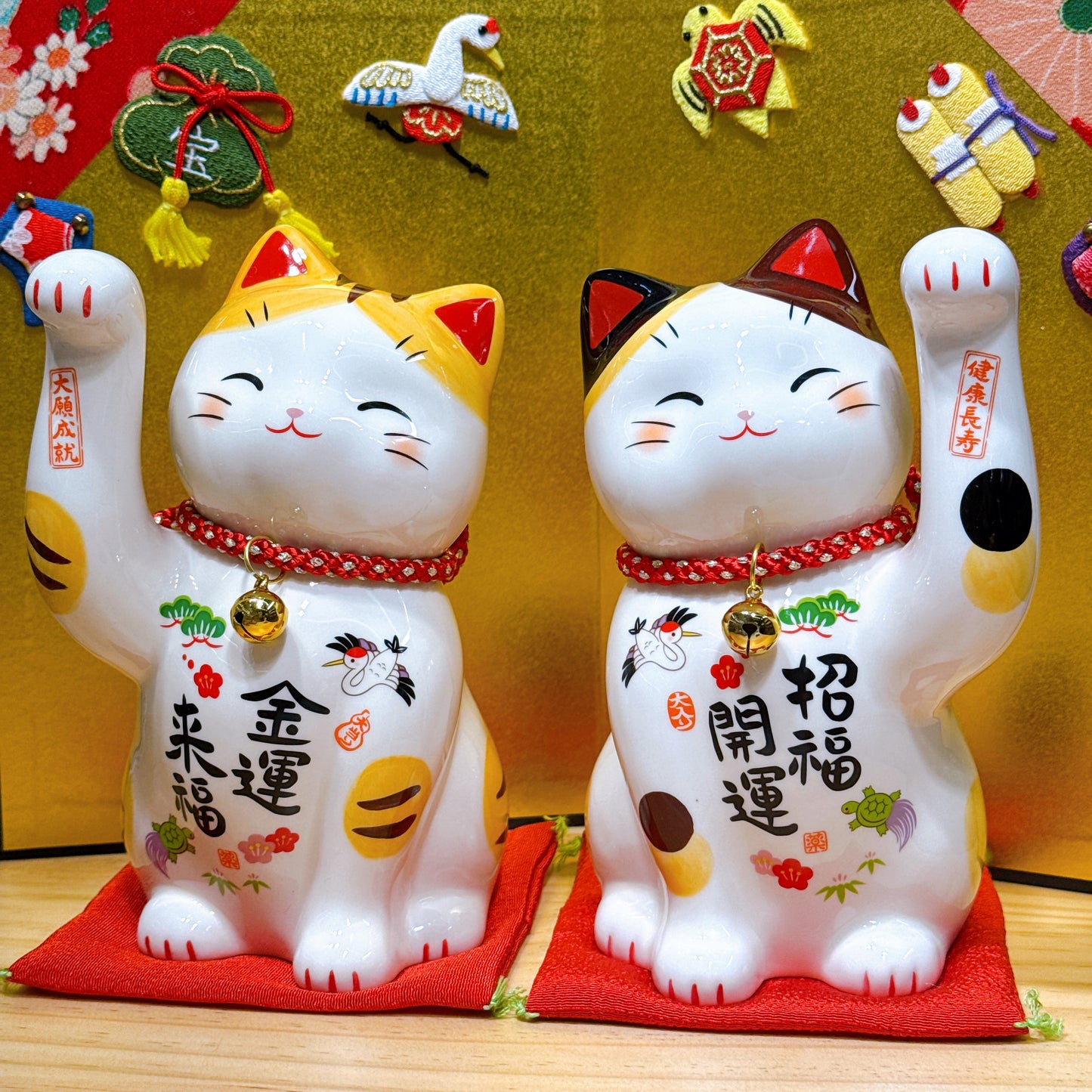日本彩繪招福金運招財貓 特大