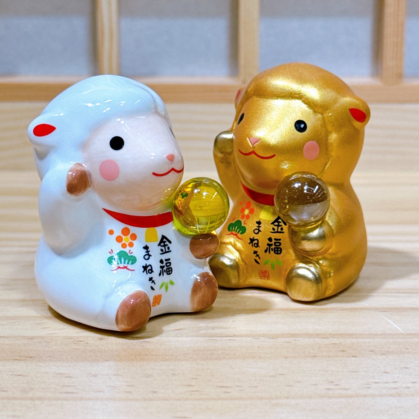 日本染錦招福羊年 親子