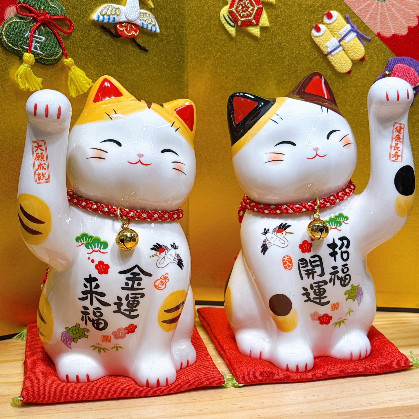 日本彩繪招福金運招財貓 特大