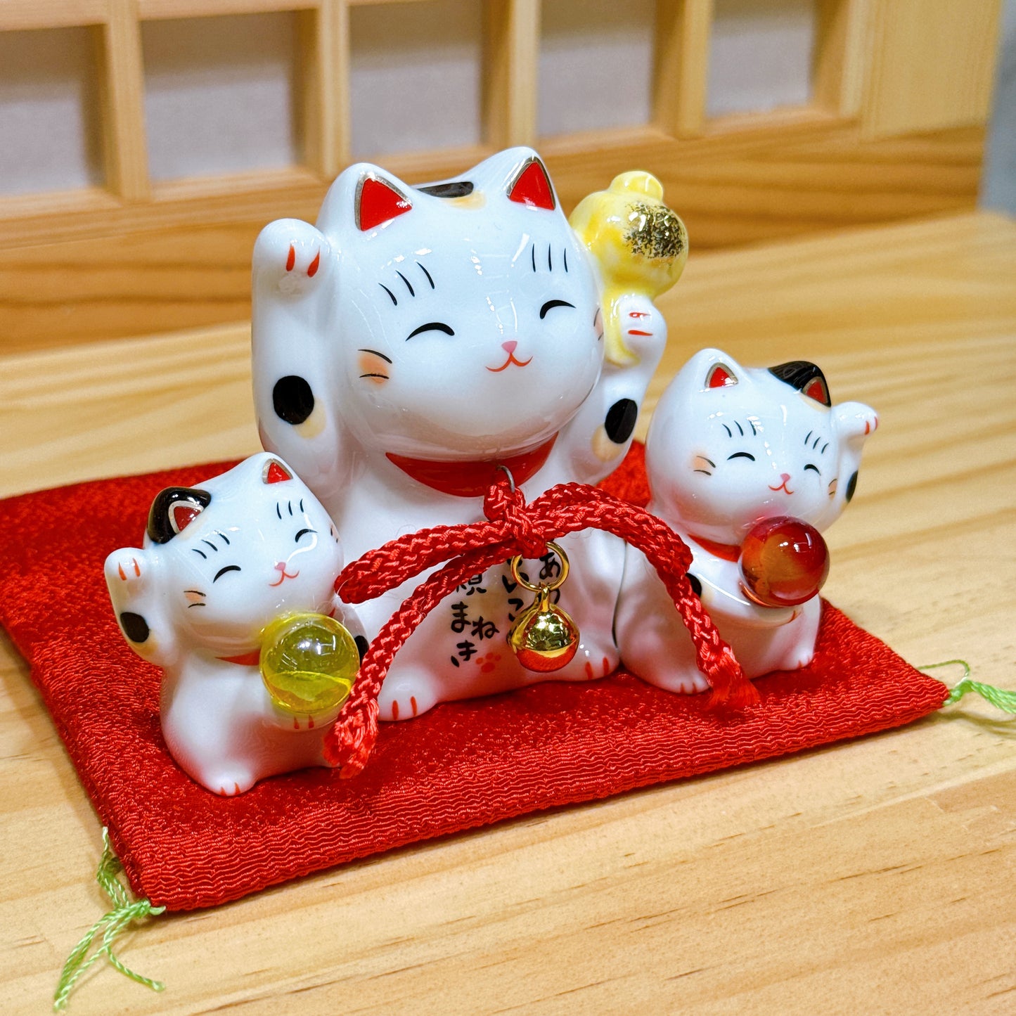 日本彩繪願滿成就招財貓