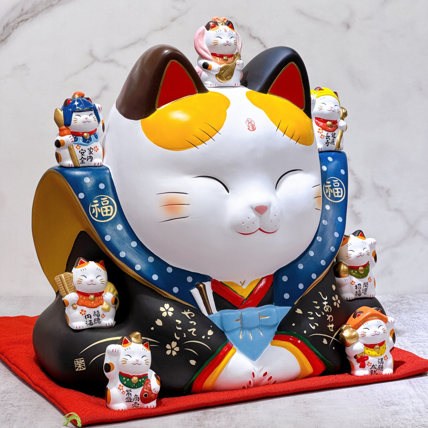 日本七福神褔助招財貓 10号