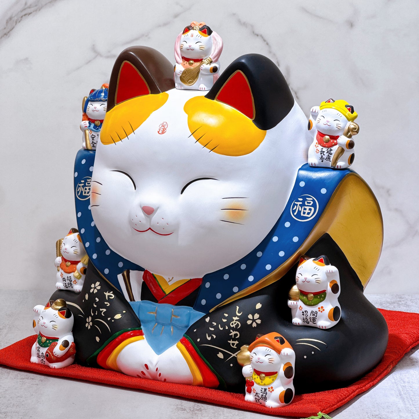 日本七福神褔助招財貓 10号