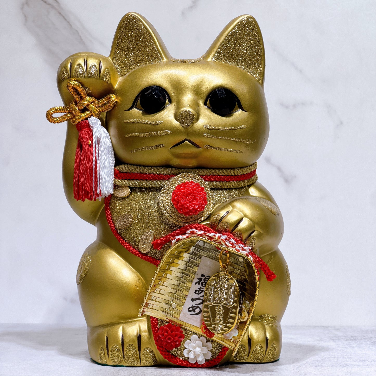 日本花見招財貓 日和運 8號 金