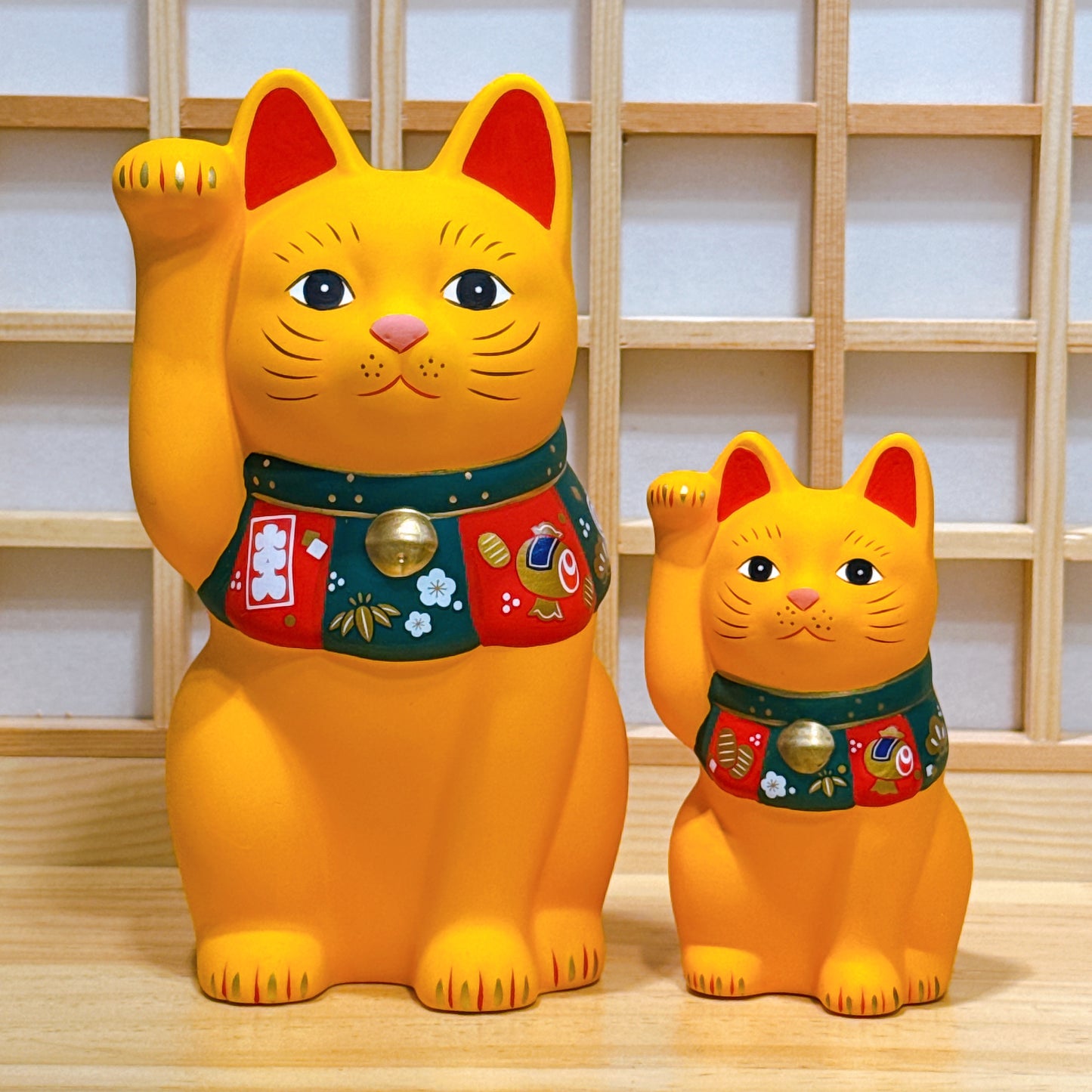 日本藥師福運招財貓 黃