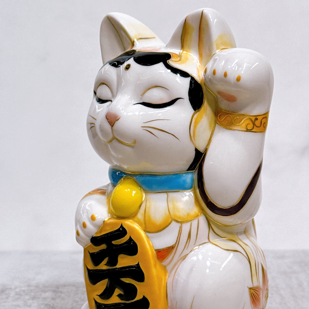 日本清水燒招財貓 仫繪 觀音