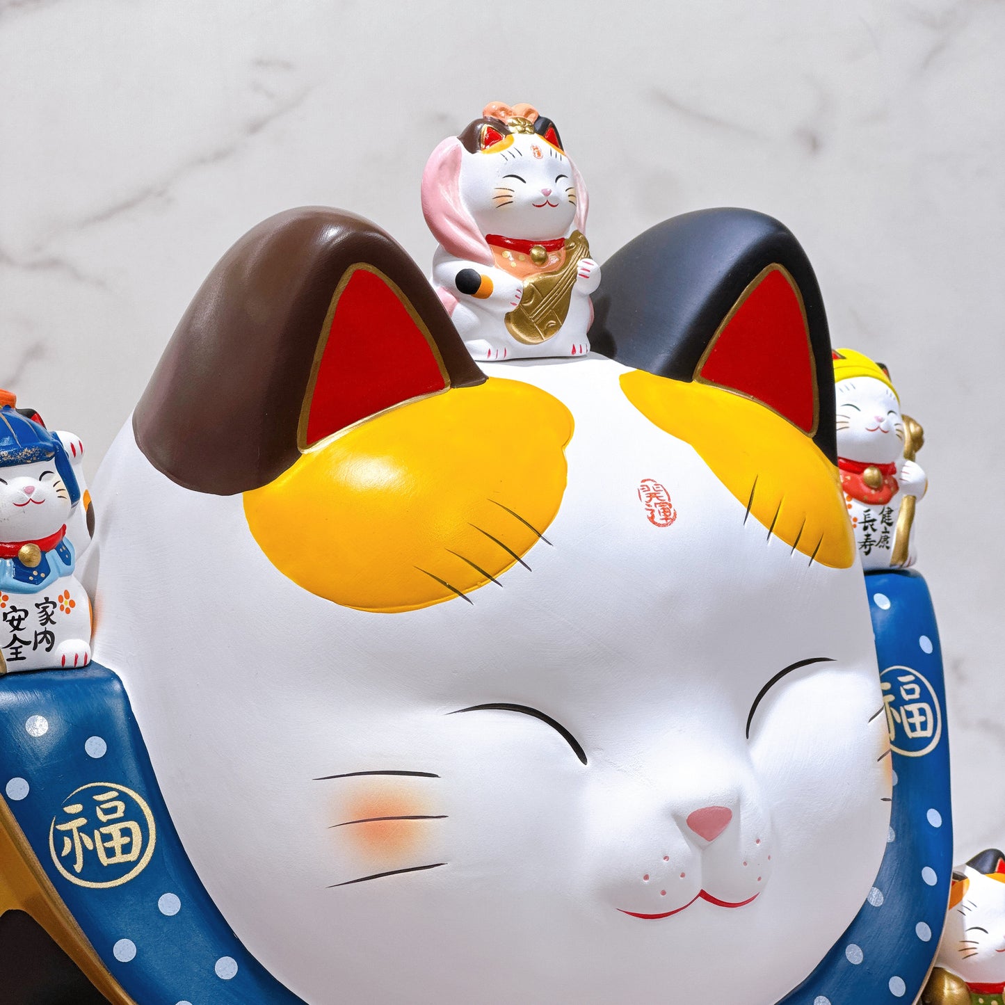 日本七福神褔助招財貓 10号