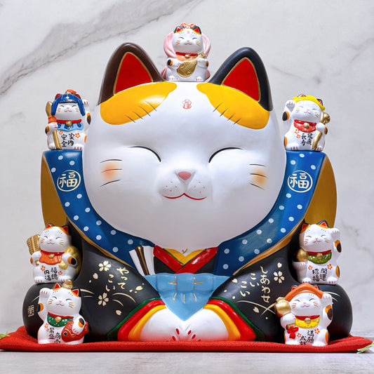 日本七福神褔助招財貓 10号