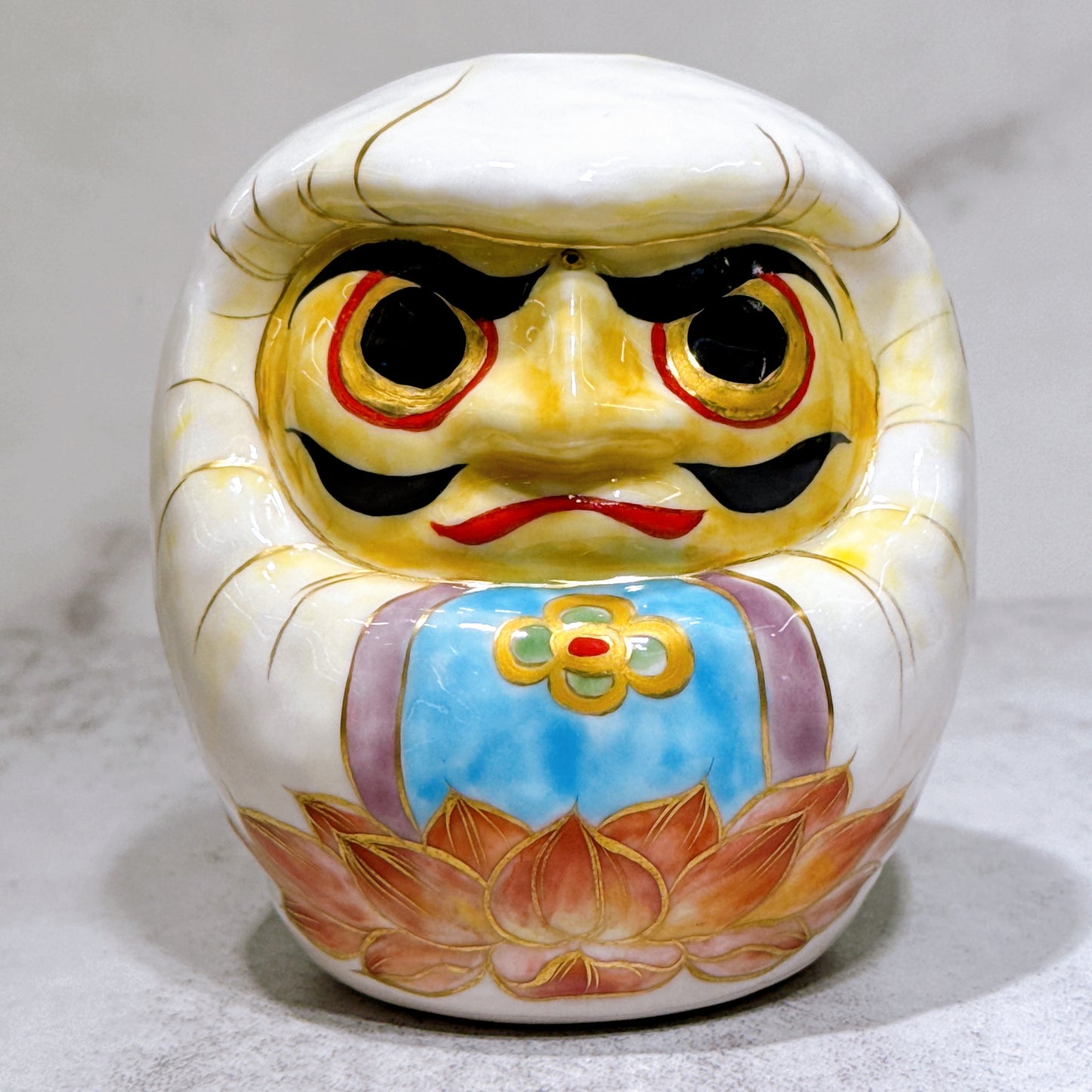 日本清水烧达摩 仫绘 观音 小号
