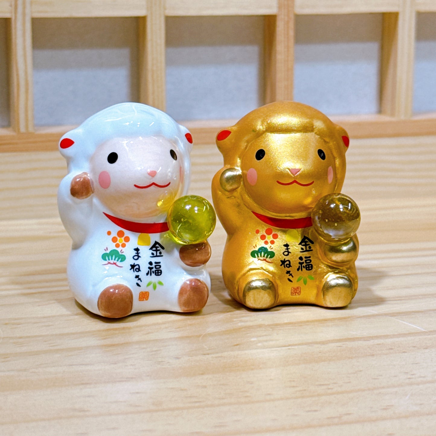 日本染錦招福羊年 親子