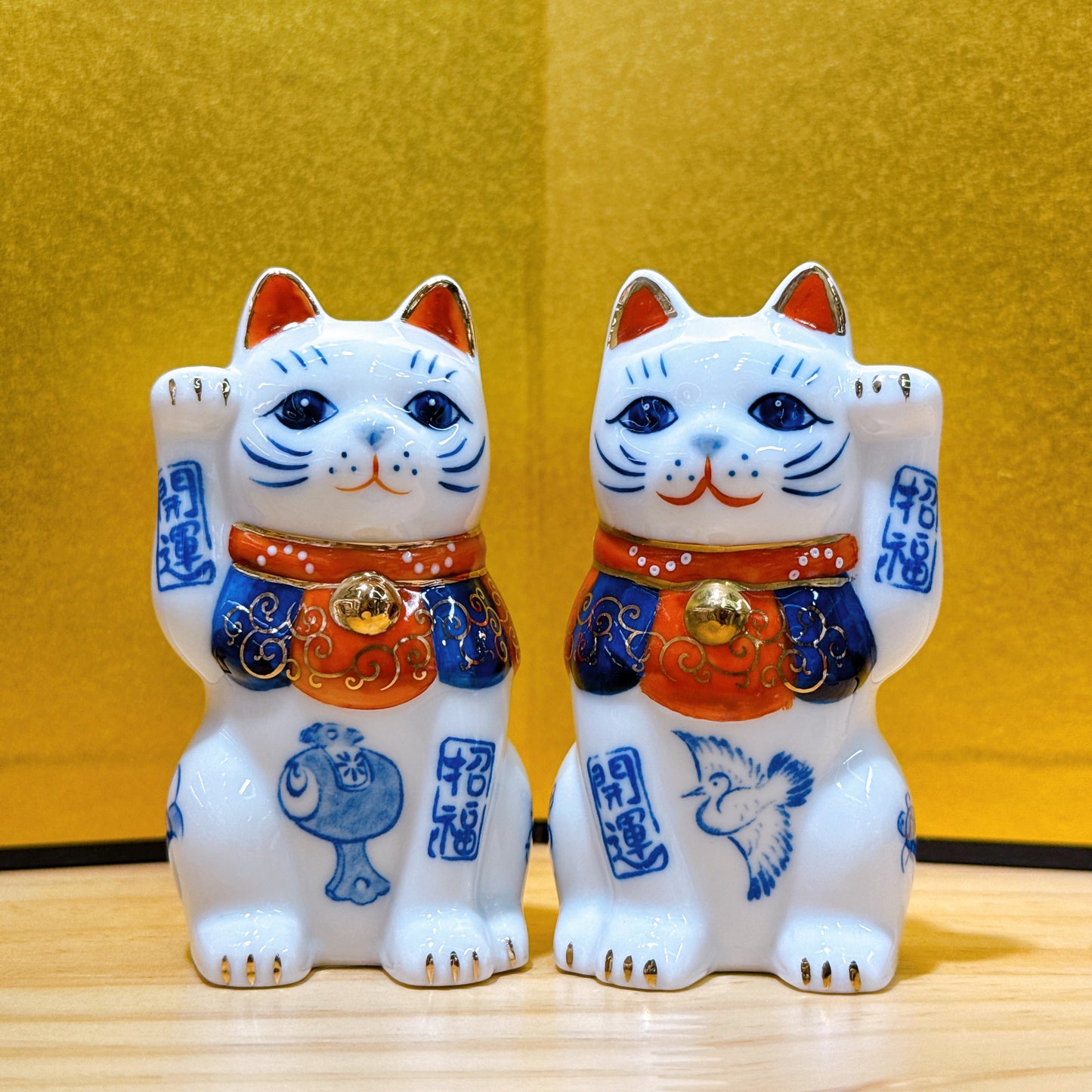日本染錦招福招財貓