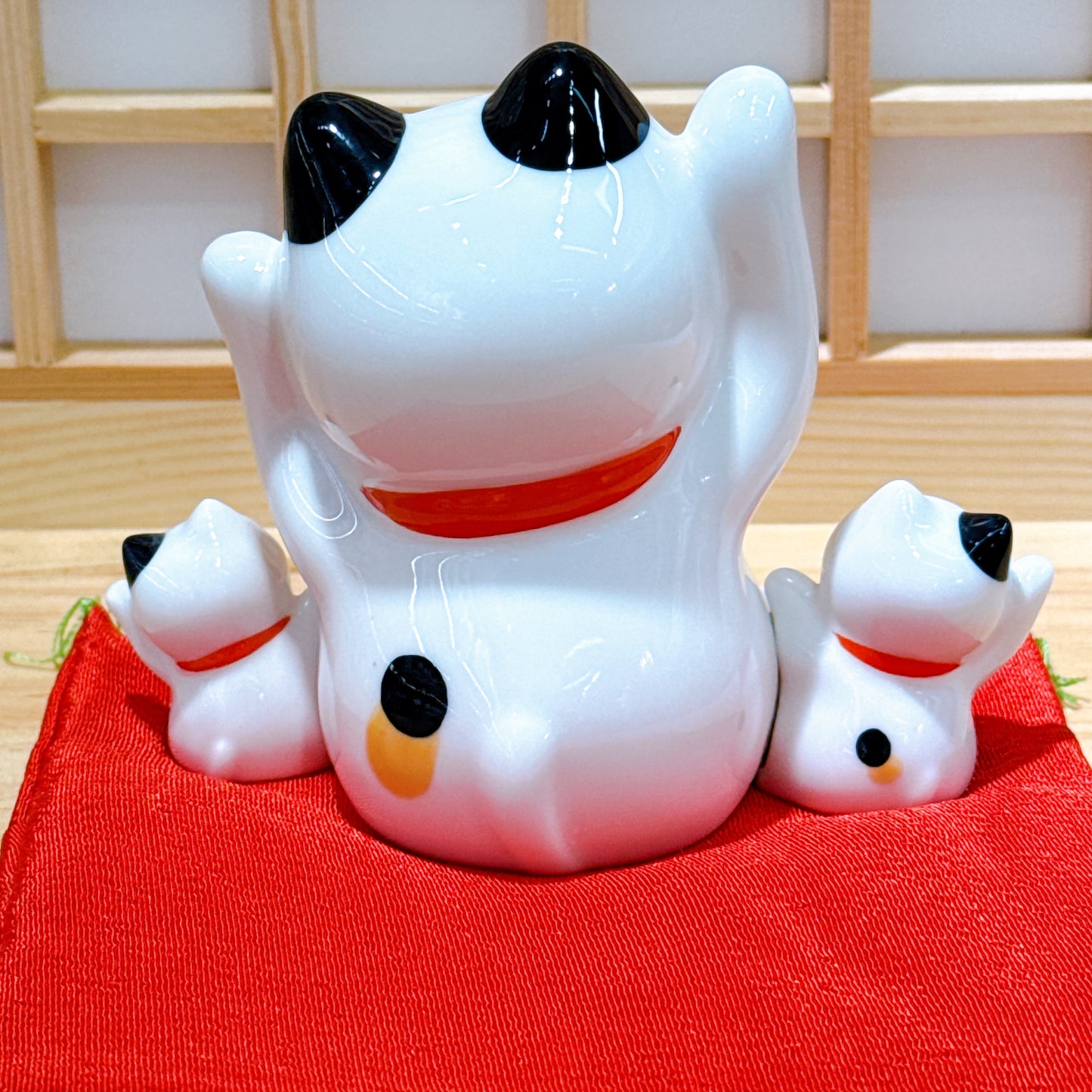 日本開運幸福親子招財貓
