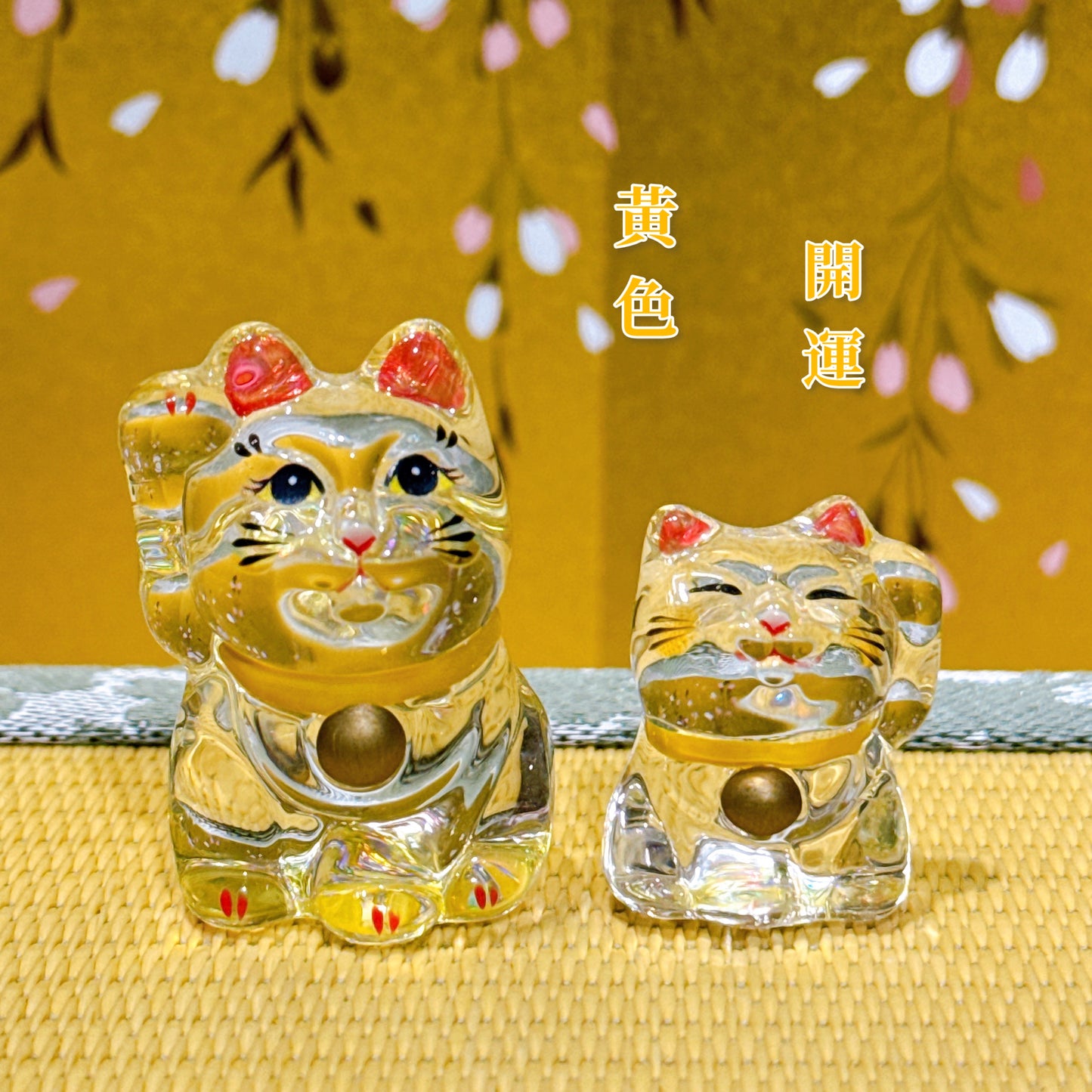 日本瀨戶玻璃招福招財貓