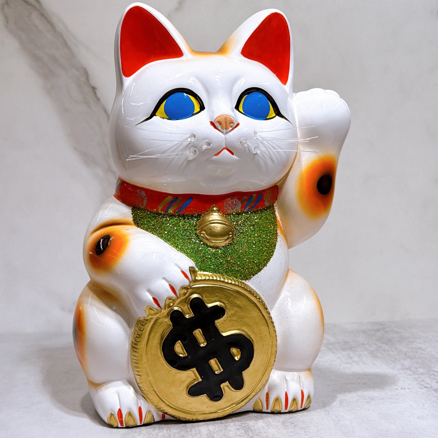 日本常滑小判招財貓 8號 美元