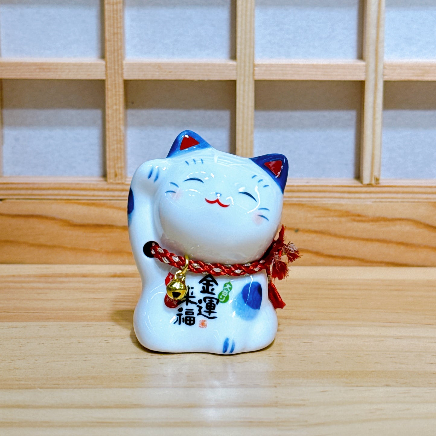 Japanese Fukusho Joyful Cat Frog Tanuki Money Box