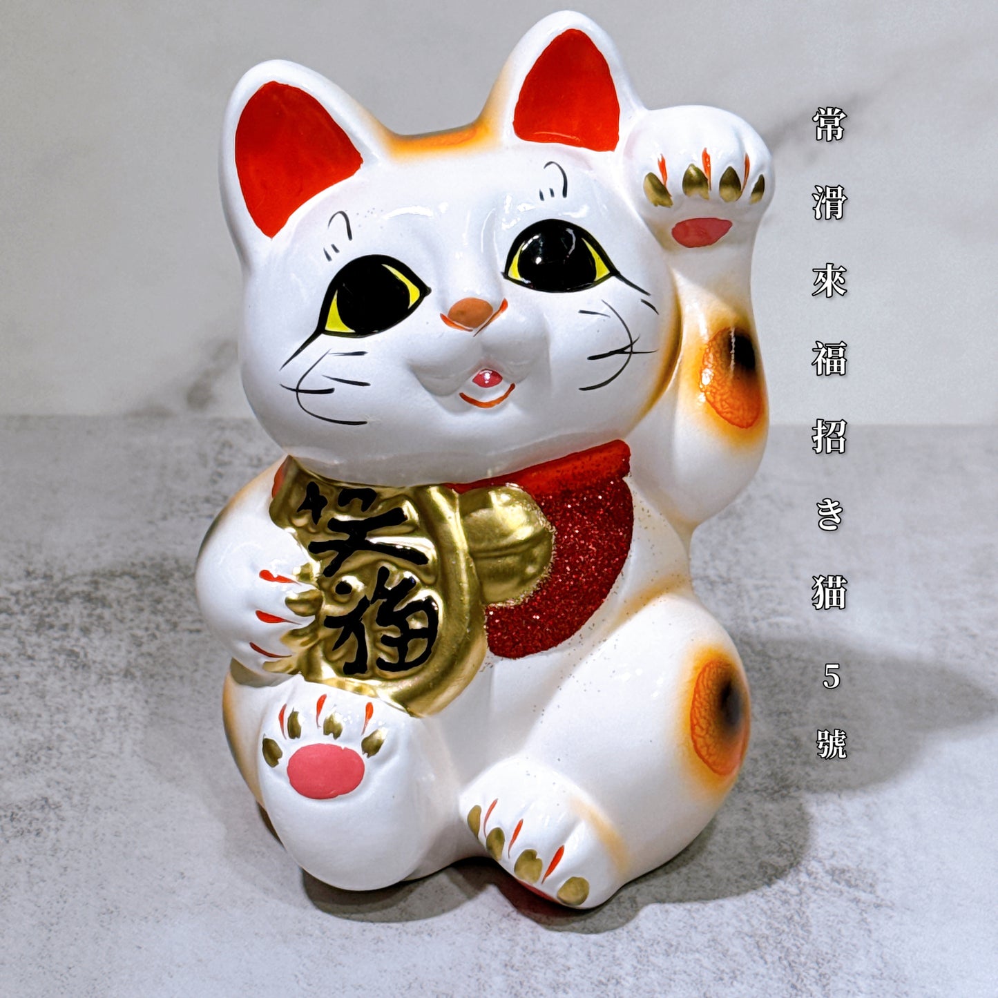 日本常滑來福招財貓 5號
