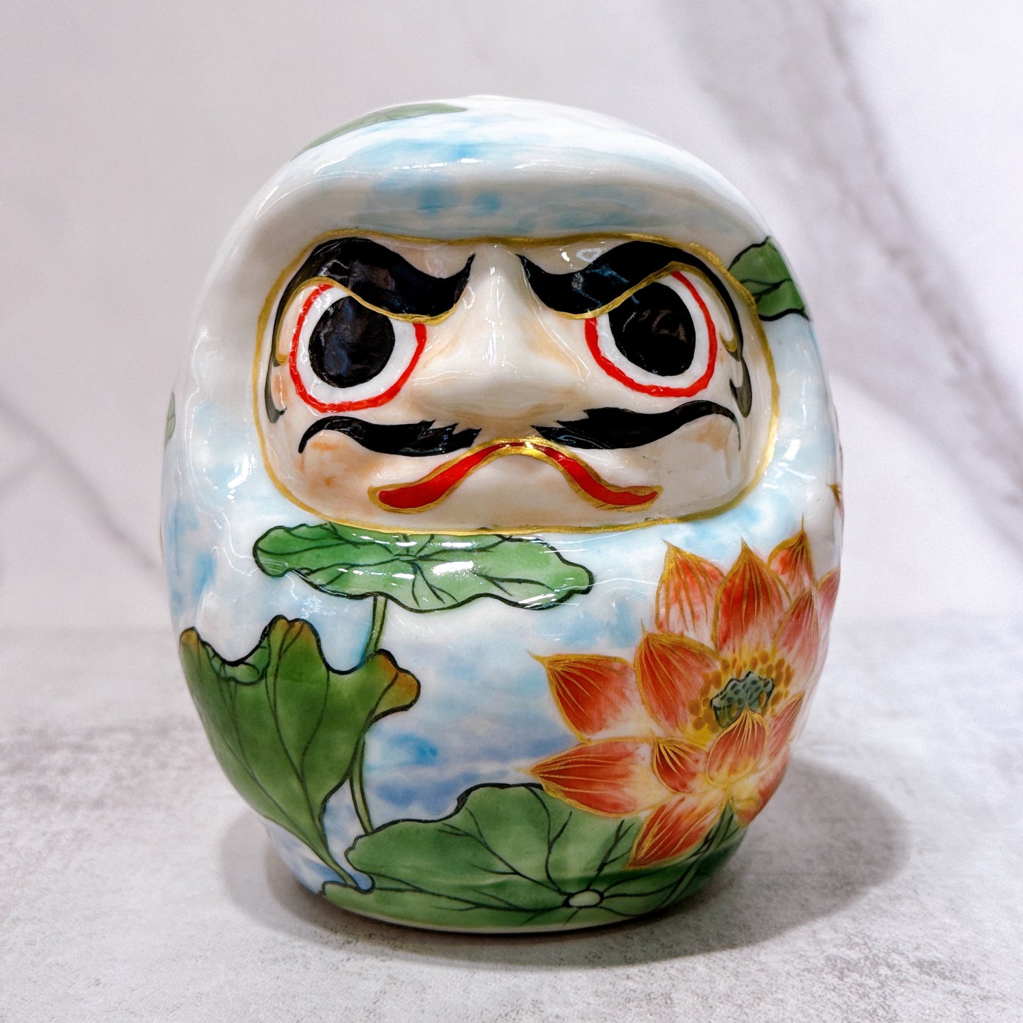 日本清水烧达摩仫绘观音中号