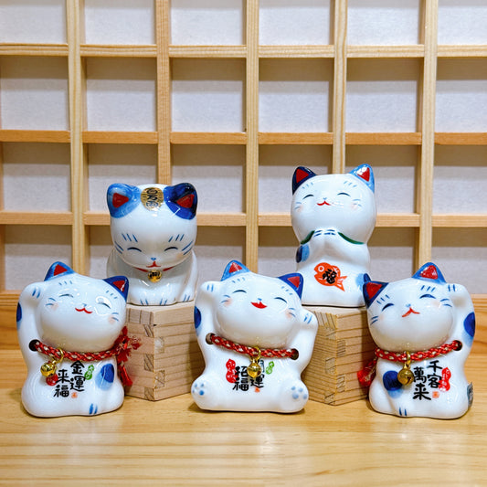 日本染錦招福招財貓